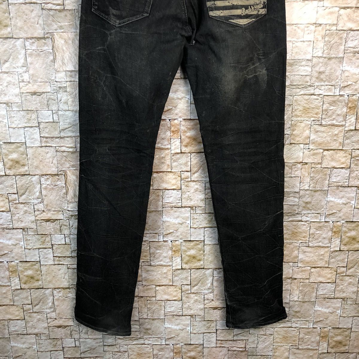 Japanese Brand Japan vintage Black Denim jeans Pants #A639 Size US 29 - 15 Thumbnail