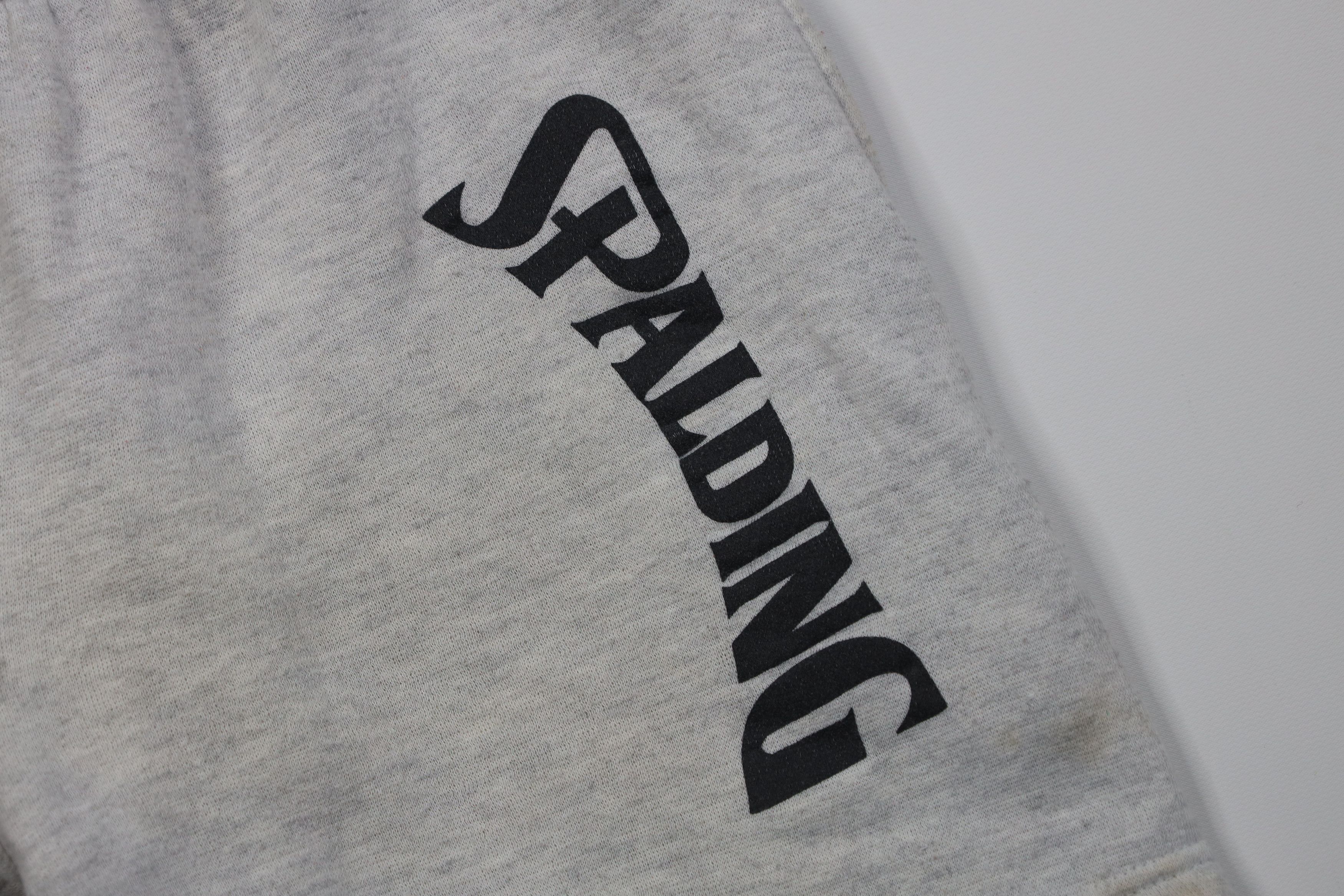 Spalding Vintage 90s Spalding Above Knee Sweatpants Shorts Gray Size US 32 / EU 48 - 5 Thumbnail