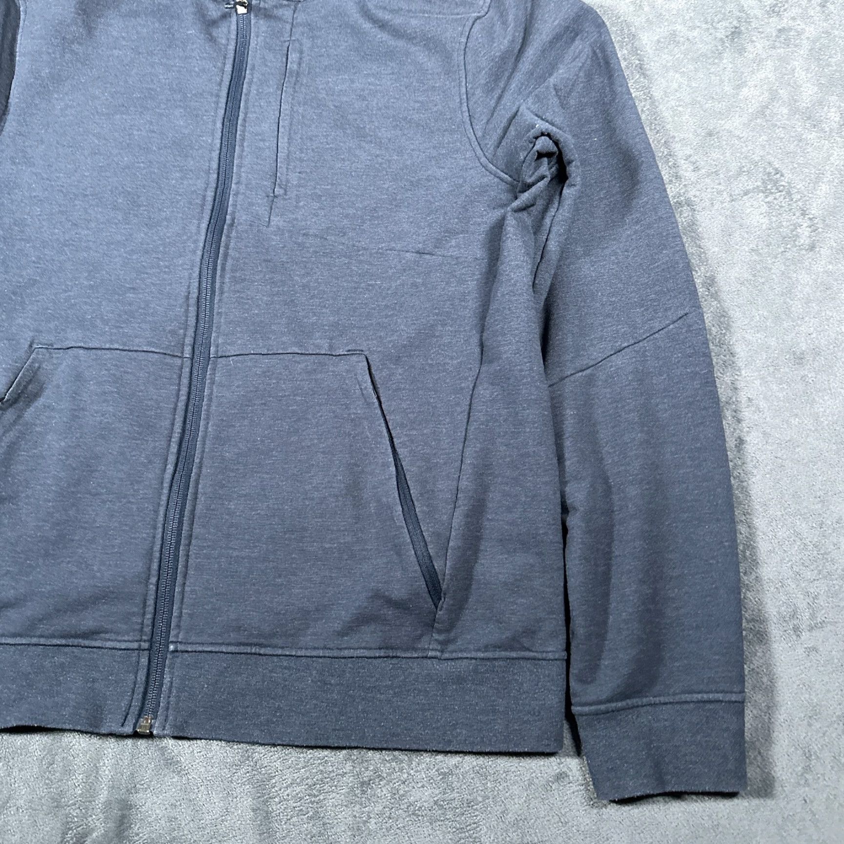 Lululemon Lululemon City Sweat Hoodie Mens Large Blue Gray Full Zip Sweatshirt Size US L / EU 52-54 / 3 - 4 Thumbnail