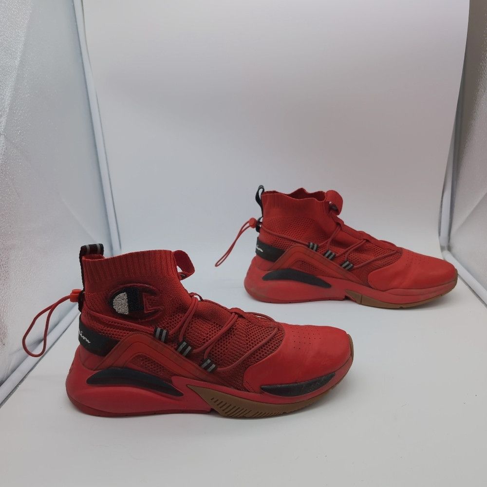 Champion Champion Men's XG Rally Plus sz 11 Red And Black Athletic S Size US 11 / EU 44 - 8 Thumbnail