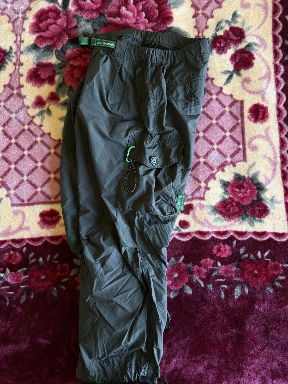 And Wander × HIDDEN Hidden x And Wander Oversized Cargo Pants “Charcoal” Size L Size US 34 / EU 50 - 8 Thumbnail