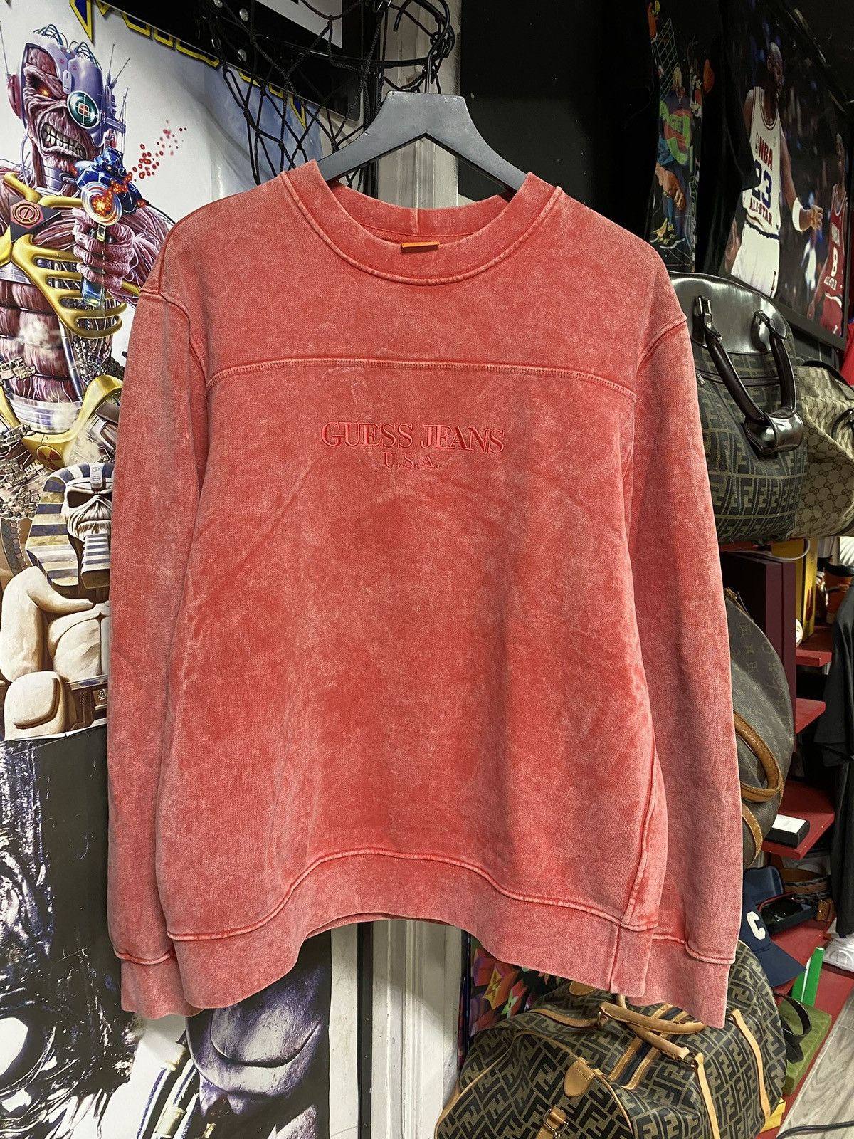 Guess Guess sean Wotherspoon Crewneck Sweater Size Medium Size US M / EU 48-50 / 2 - 1 Thumbnail