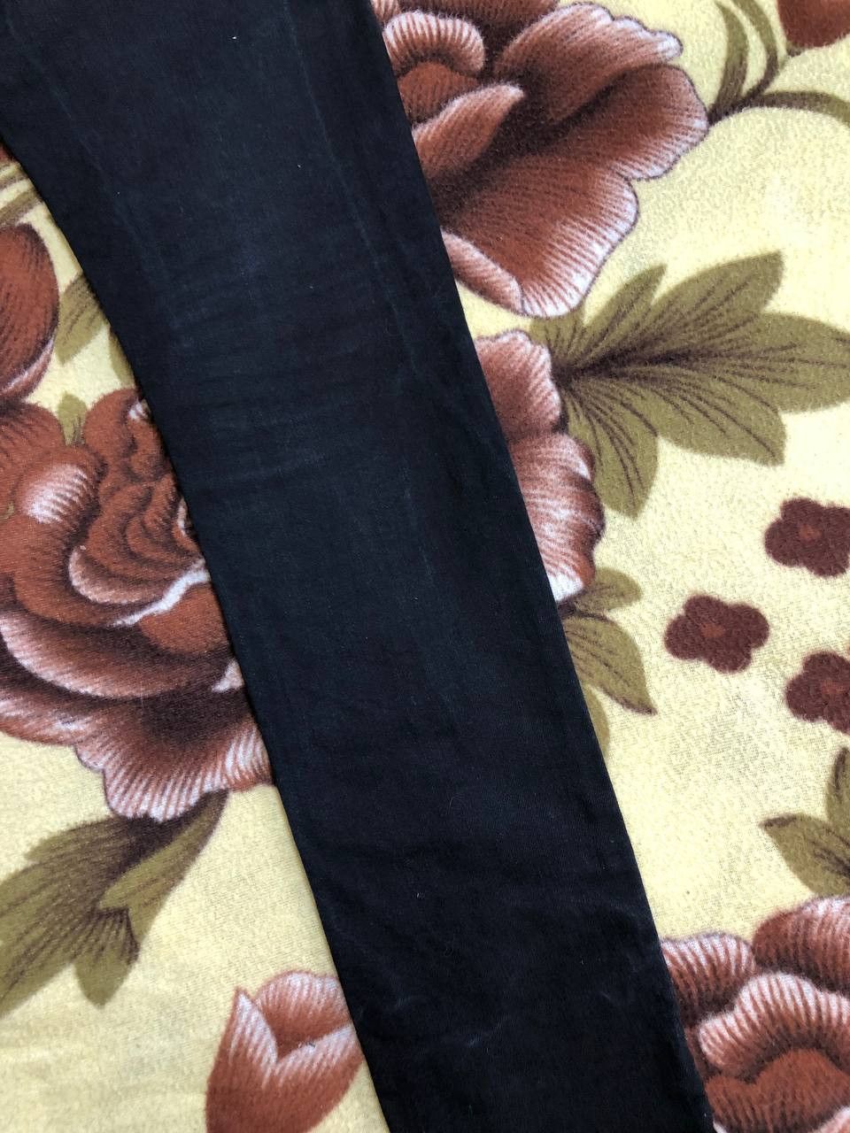 Nudie Jeans NUDIE Black Wash Denim Regular Skinny Straight Jeans Size US 32 / EU 48 - 7 Thumbnail