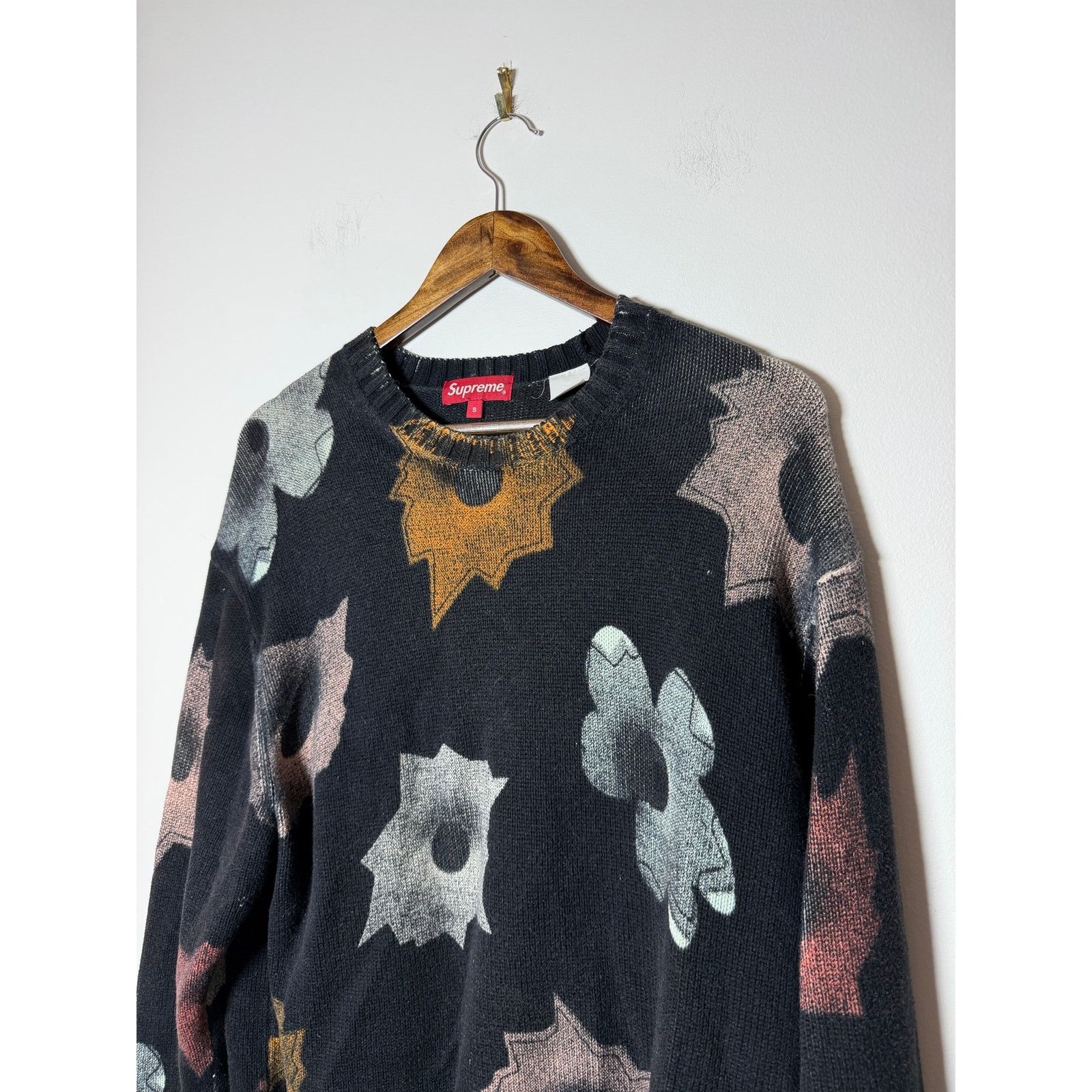 Supreme Supreme x Nate Lowman Sweater 'Black' Size US S / EU 44-46 / 1 - 2 Thumbnail