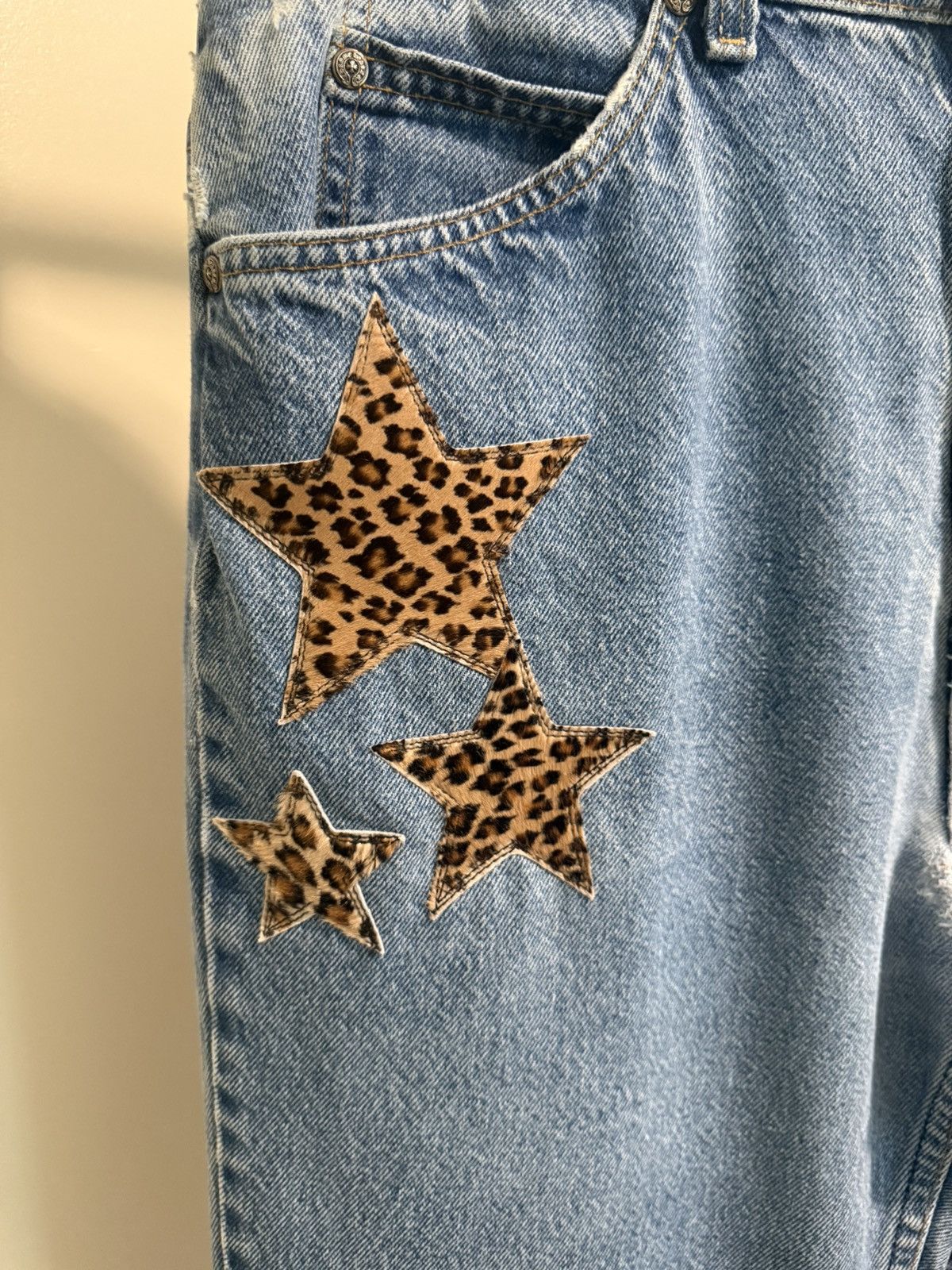 Chrome Hearts Chrome Hearts Cheetah Star Patch Levis Size US 36 / EU 52 - 3 Thumbnail