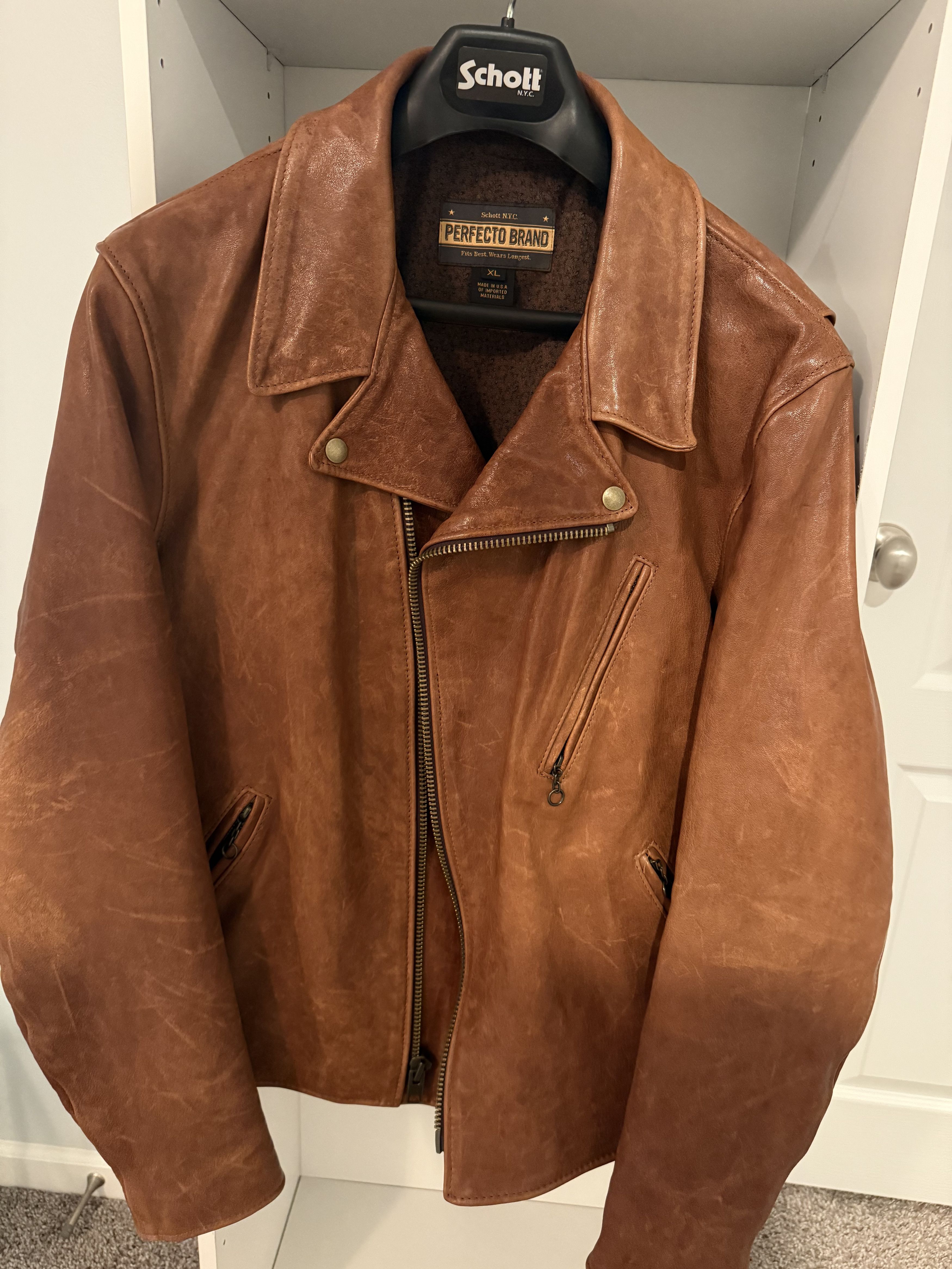 Schott P213 Raven - Lambskin Perfecto® Jacket