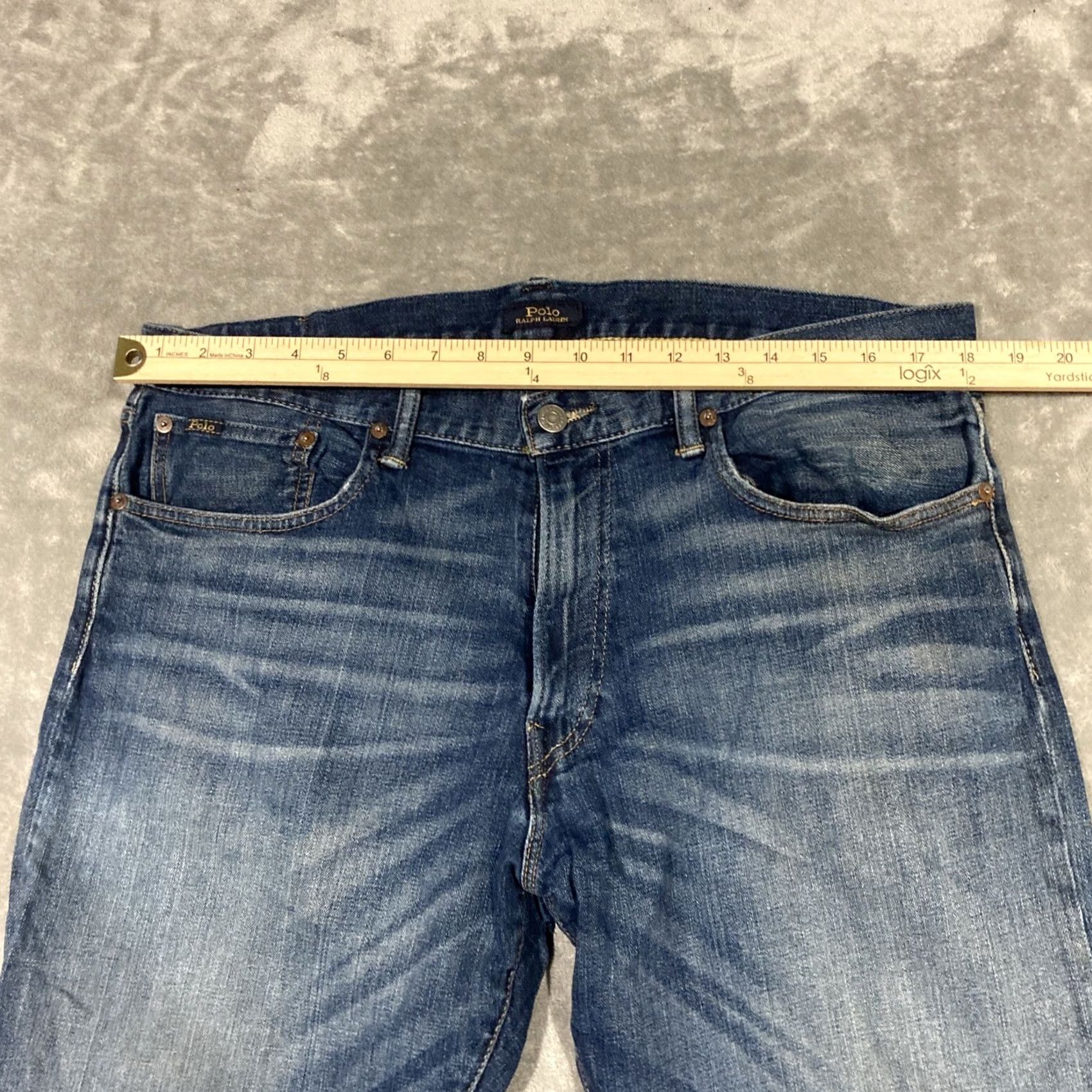 Polo Ralph Lauren Polo Ralph Lauren Jeans Mens 36x31 Medium Wash Denim Straight The Classic Fit Size US M / EU 48-50 / 2 - 2 Thumbnail