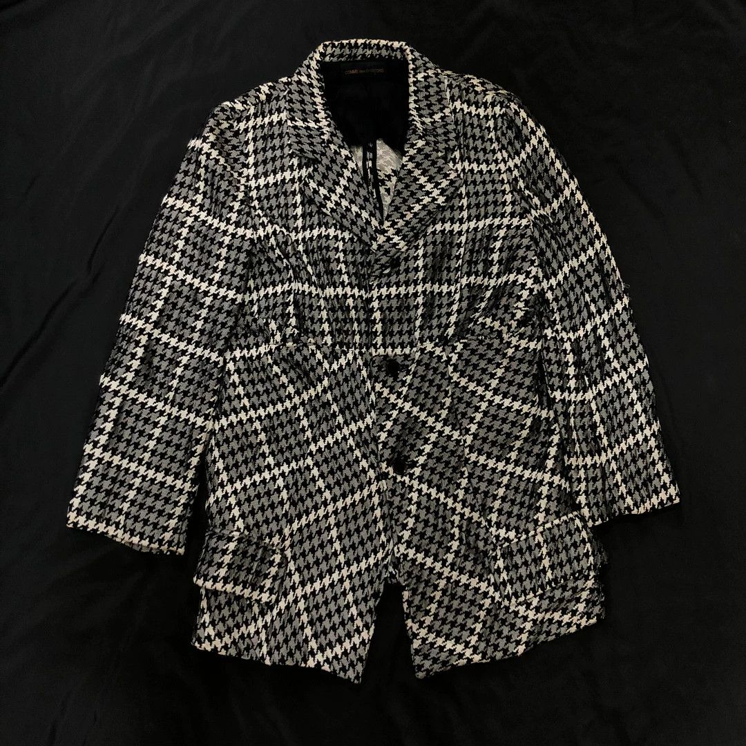 Comme des Garcons Comme des Garçons 92AW Birdseye Deformation Jacket M Size M / US 6-8 / IT 42-44 - 1 Thumbnail