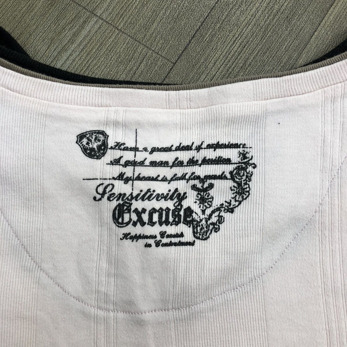 14th Addiction × Affliction × If Six Was Nine Y2K Excuse Poem Gothic Grunge Punk Skulls Style Tee Size US L / EU 52-54 / 3 - 10 Thumbnail