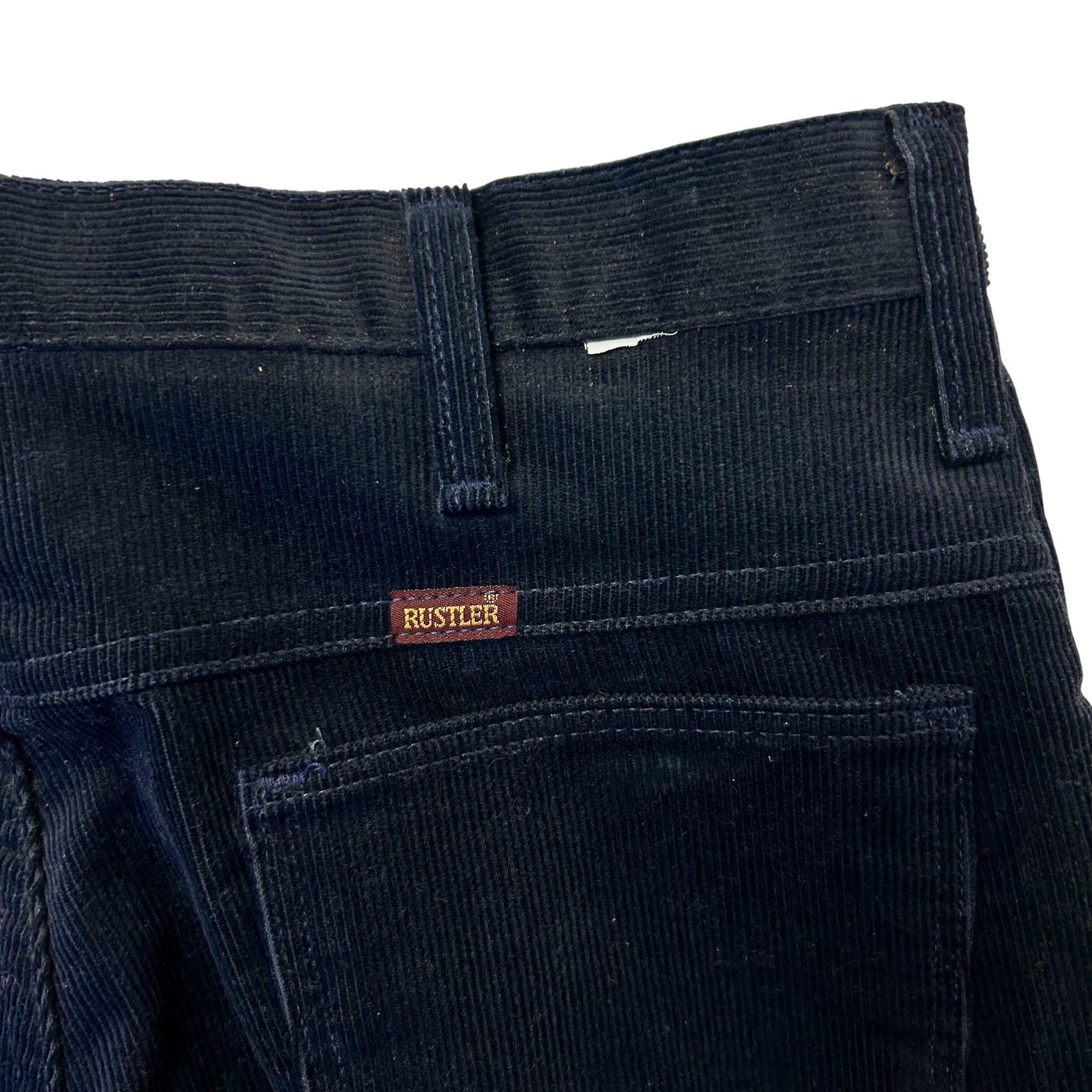 Rustler NEW NOS Vtg Rustler MoD CORDUROY Strait Leg Cords USA Pants Size US 34 / EU 50 - 8 Thumbnail
