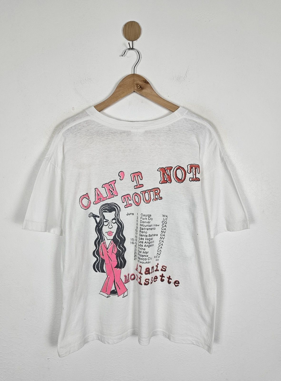 Vintage Vintage Alanis Morissette Can't Not Tour Shirt Size US L / EU 52-54 / 3 - 2 Thumbnail