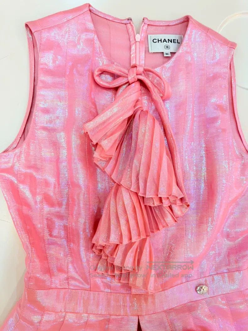 Chanel Chanel Airport Series Barbie Pink Dress Size XS / US 0-2 / IT 36-38 - 4 Thumbnail