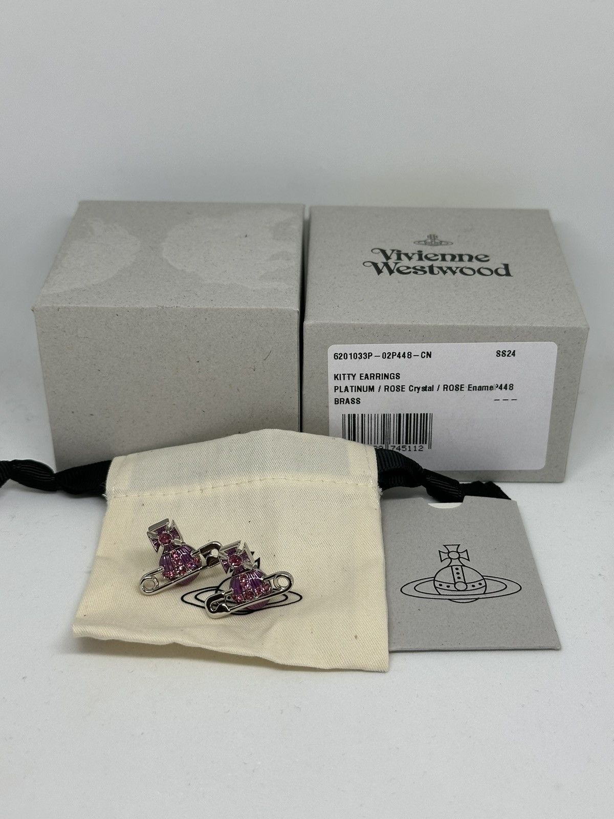Vivienne Westwood Vivienne Westwood Kitty Earrings Size ONE SIZE - 4 Thumbnail