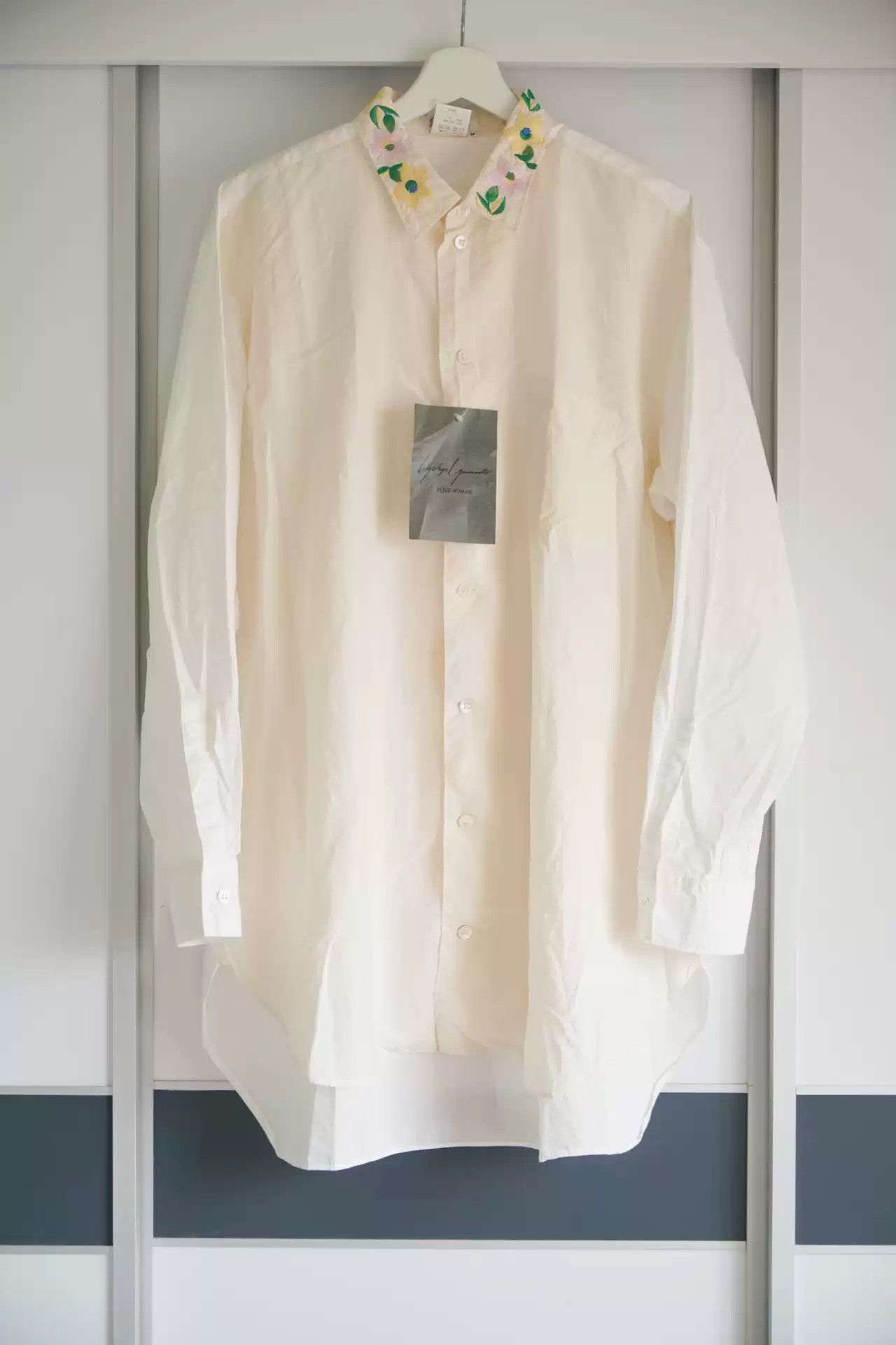 Yohji Yamamoto Yohji Yamamoto 88ss Flora Embroidery Shirt-2505 Size US M / EU 48-50 / 2 - 1 Thumbnail