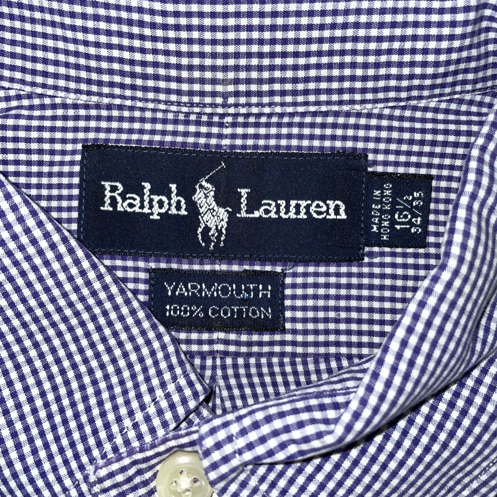 Ralph Lauren Ralph Lauren Yarmouth Button-Down Shirt Mens 16.5 100% cotton Blue Size US L / EU 52-54 / 3 - 4 Thumbnail