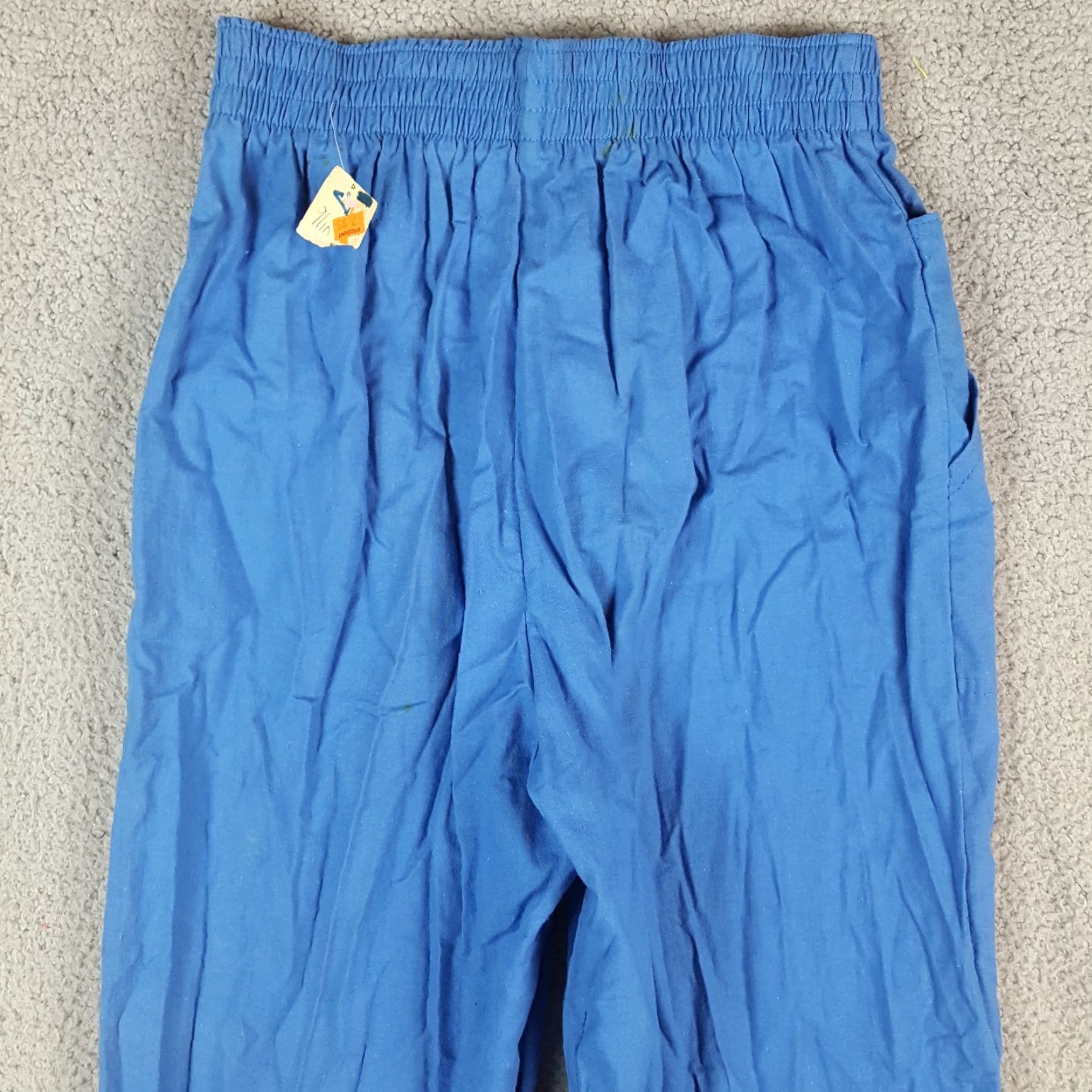 Vintage VINTAGE Sweet-Orr Blue Elastic Waist Women's Size Athletic Gym Pants 9/10 28 in Inseam 80s 90s Bohemian Retro 00s Y2K Gym Athleisure Womens Size 32" / US 10 / IT 46 - 5 Thumbnail