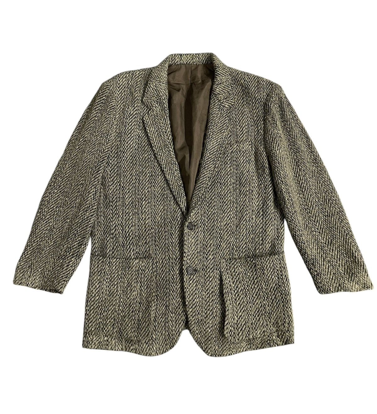 Issey Miyake Vintage Issey Miyake Men Wool Coat Jacket Size 42L - 2 Thumbnail