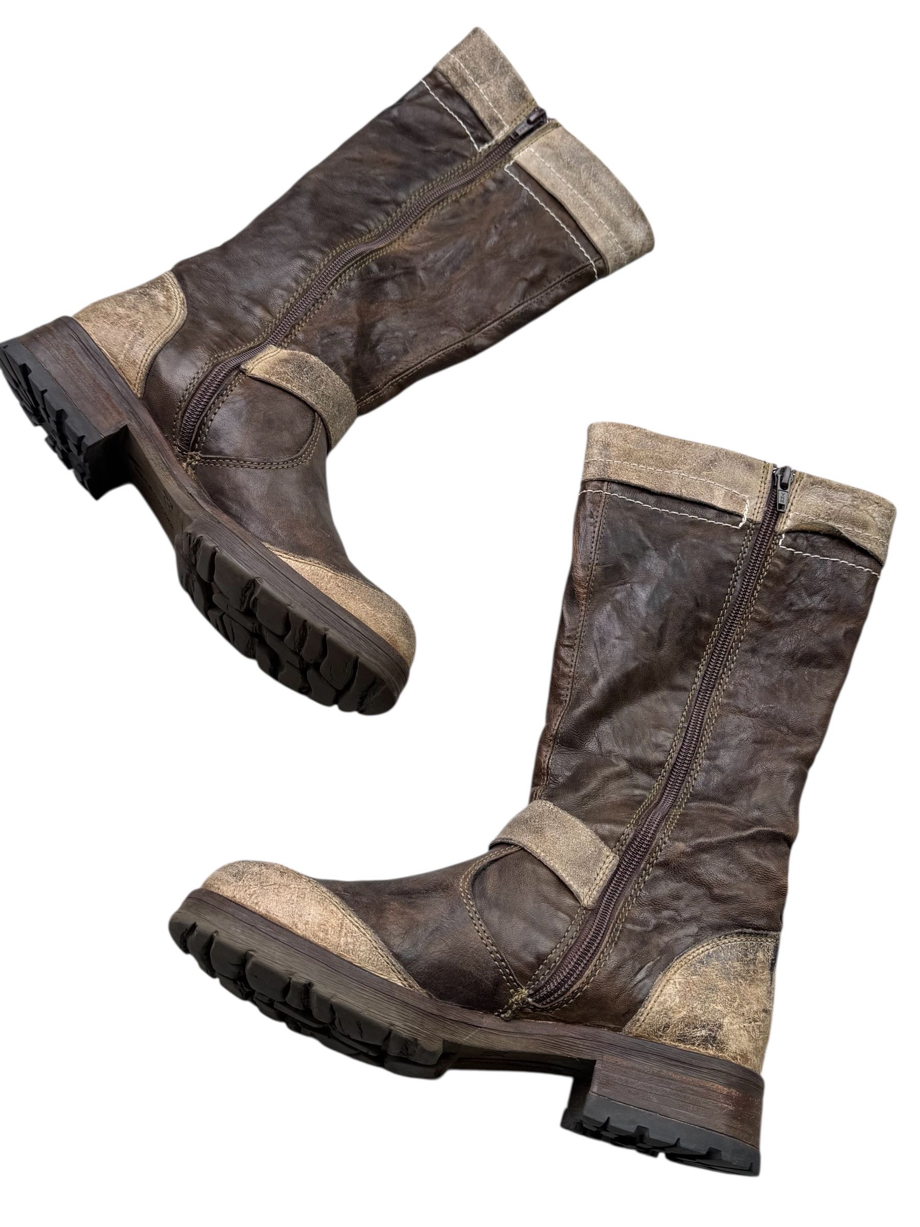 Vintage Vintage Leather Boots M20(E34)D15(V37) Size US 8 / IT 38 - 4 Thumbnail