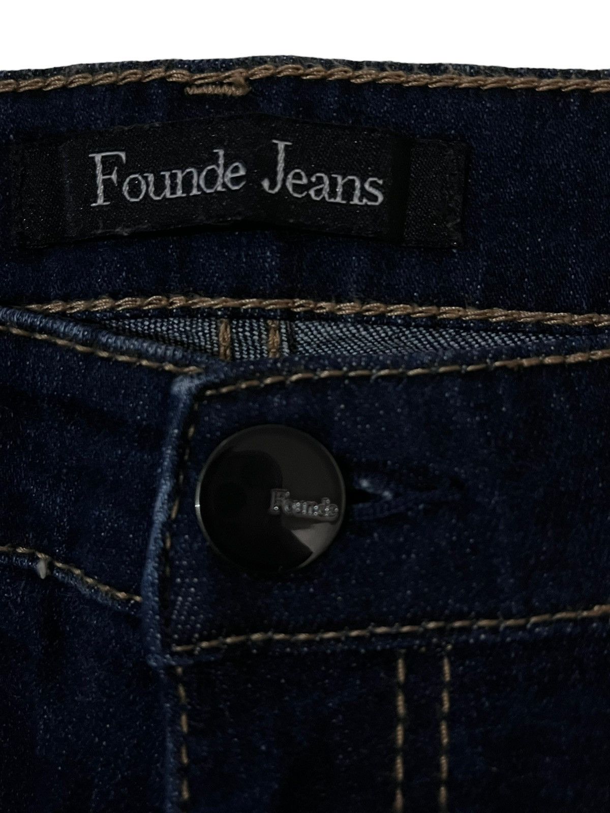 Japanese Brand Founde Jeans Slim Fits Cropped Jeans Size 30" / US 8 / IT 44 - 6 Thumbnail