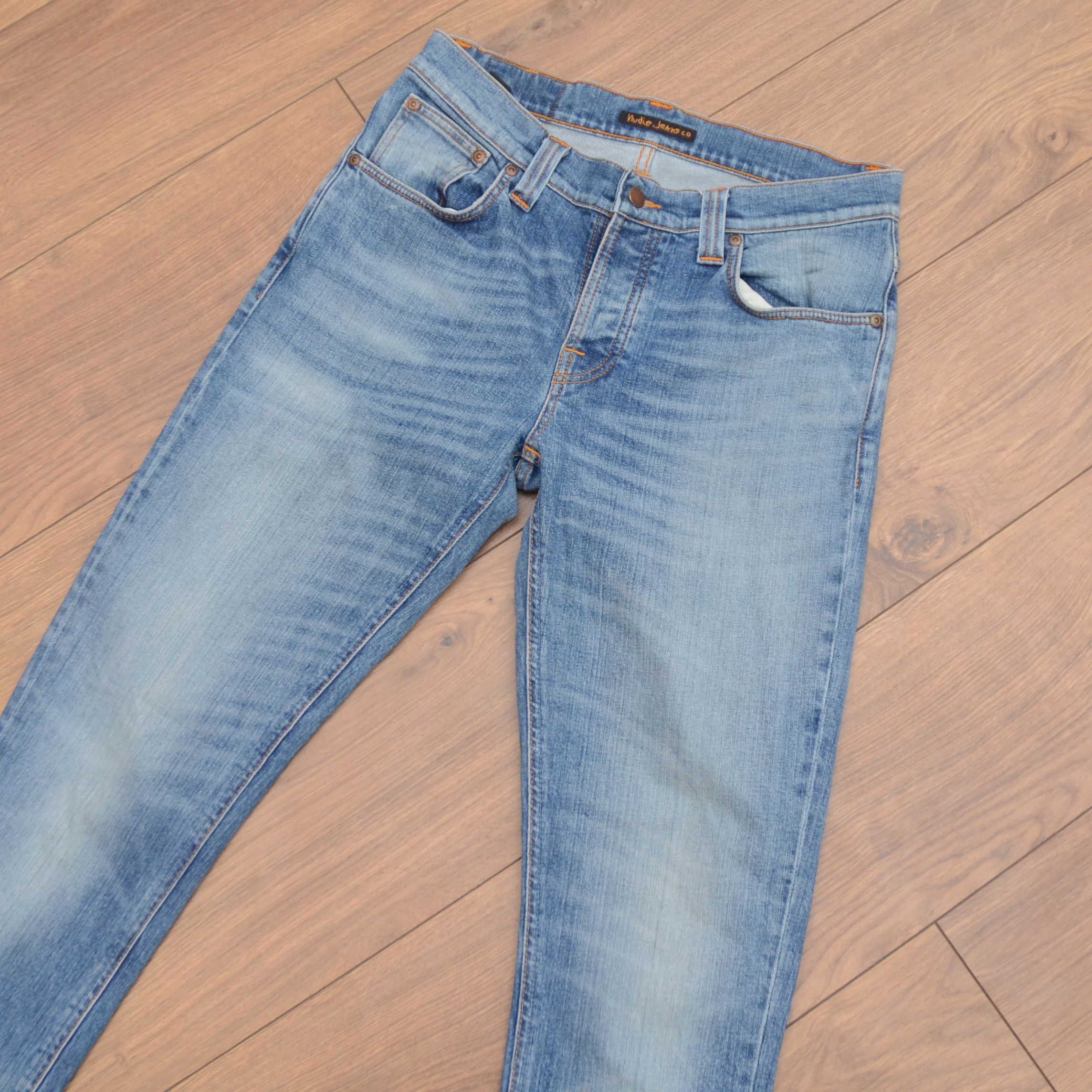 Nudie Jeans Nudie Jeans Steady W31 L34 faded Denim Button Fly Thim Size US 31 - 9 Thumbnail