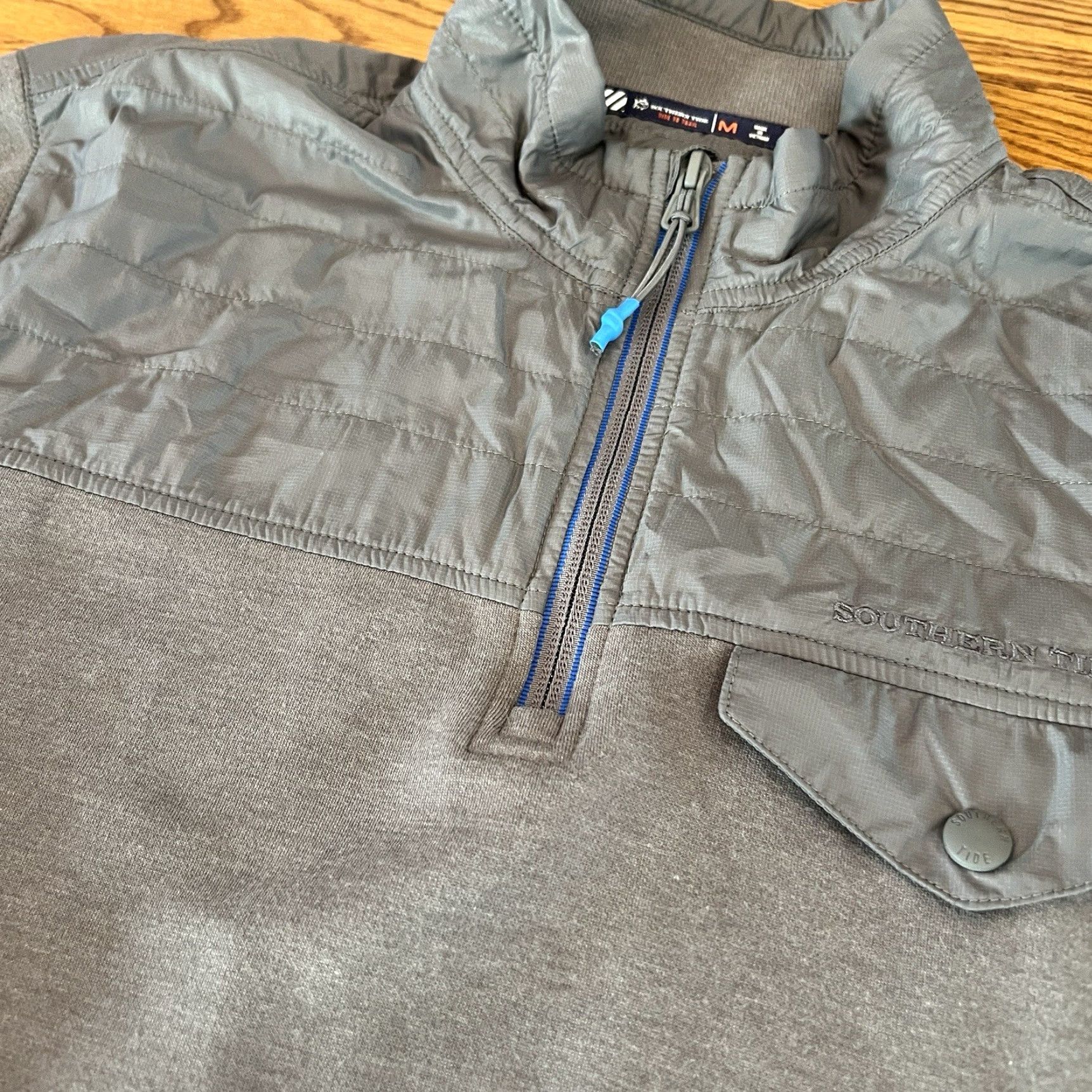 Southern Tide VINTAGE Southern Tide Men’s Jacket Windbreaker 1/4 Zip Quilted Fall Winter Outdoor M Gray Size US M / EU 48-50 / 2 - 4 Thumbnail