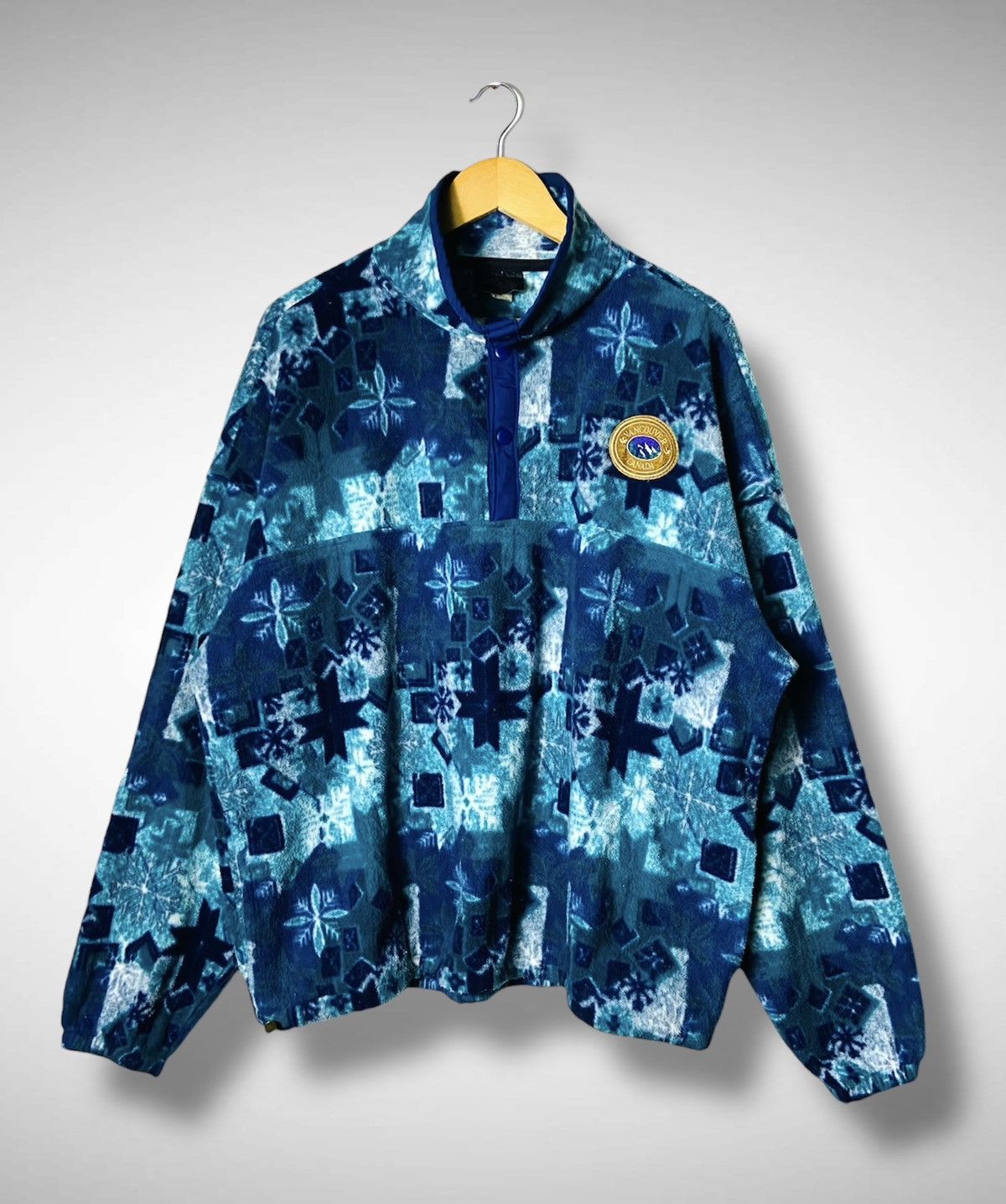 Crash Vancouver Vintage Vancouver Canada Half Snap Buttons Fleece Size US XL / EU 56 / 4 - 1 Thumbnail