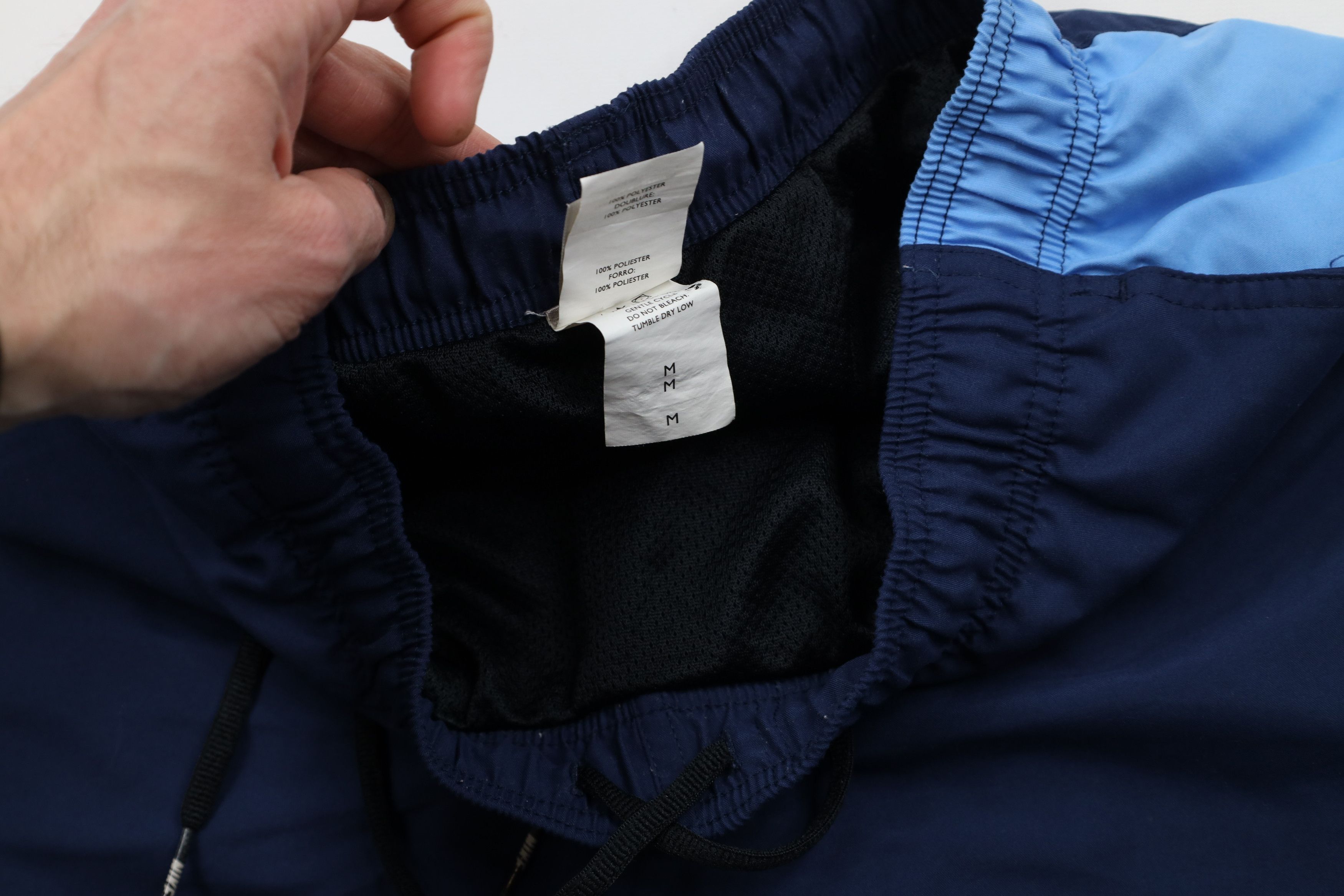 Nike × Vintage Vintage Nike Block Travis Scott Mini Swoosh Lined Shorts Size US 32 / EU 48 - 7 Thumbnail