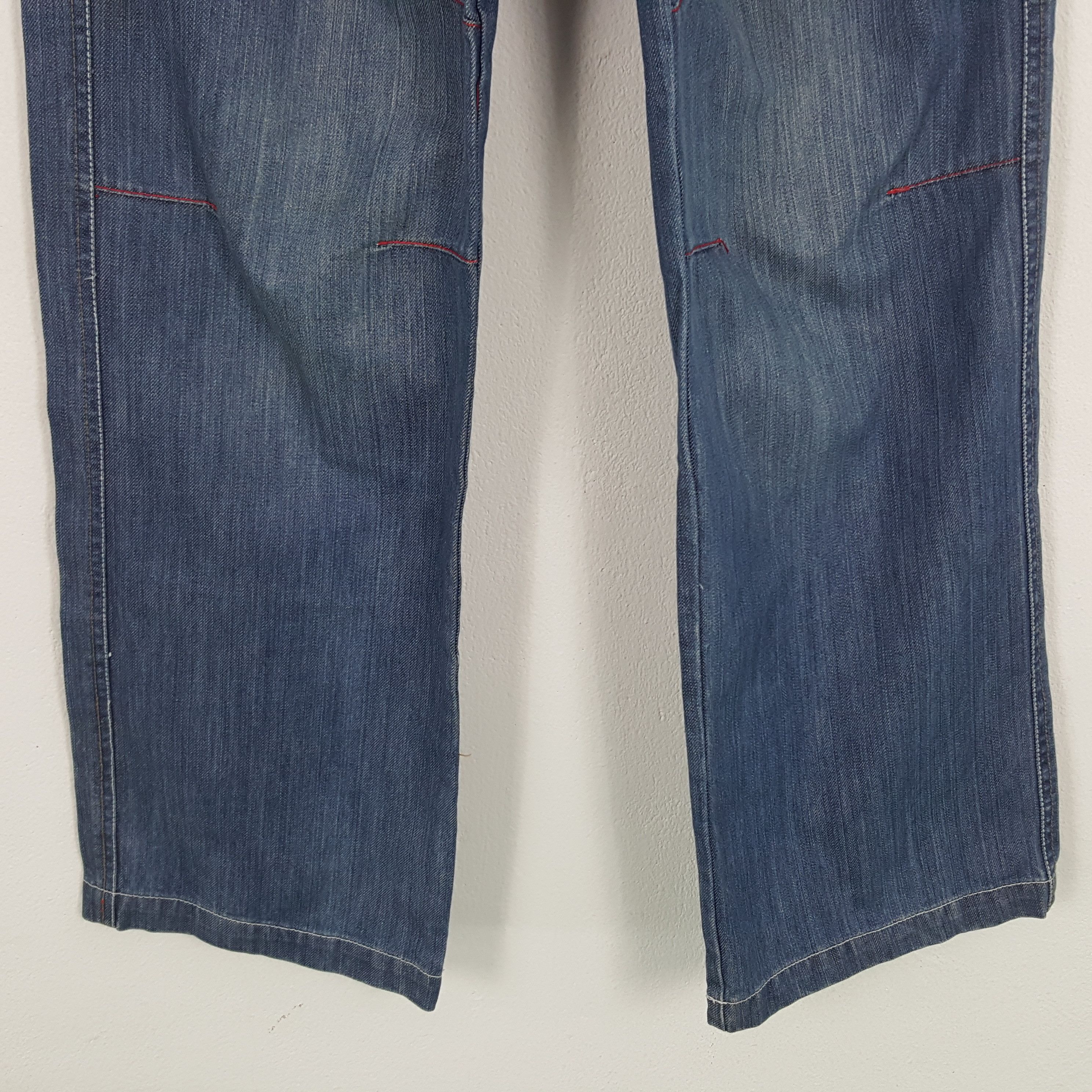 Karl Kani × Vintage Vintage Karl Kani American Baggy Style Cargo Denim Jeans Size US 27 - 3 Thumbnail