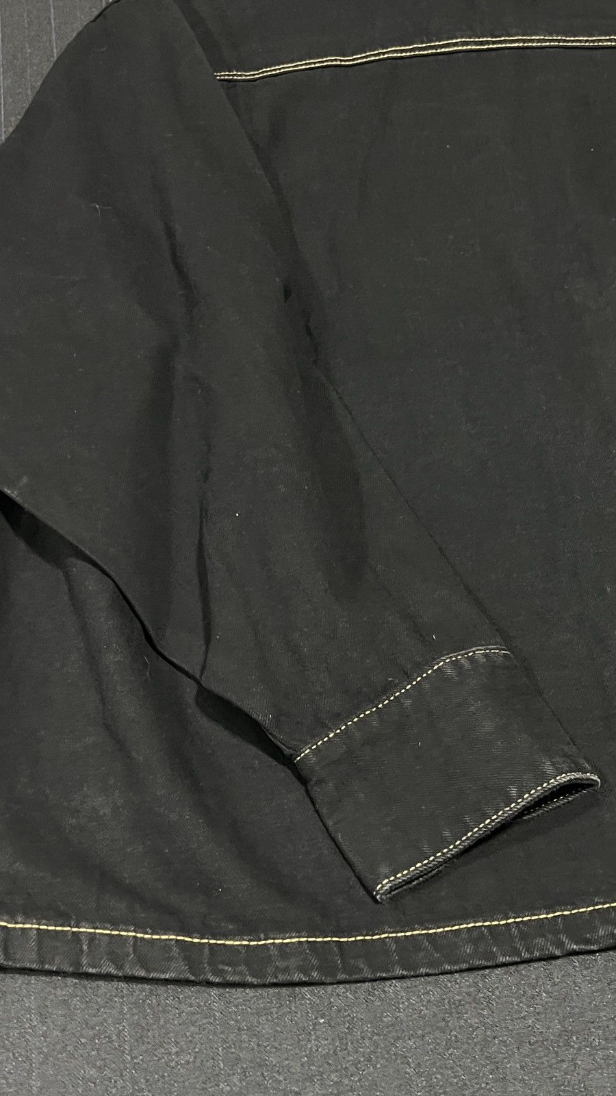 Willy Chavarria Willy Chavarria Denim Black Vintage Light Jacket Size US M / EU 48-50 / 2 - 11 Thumbnail