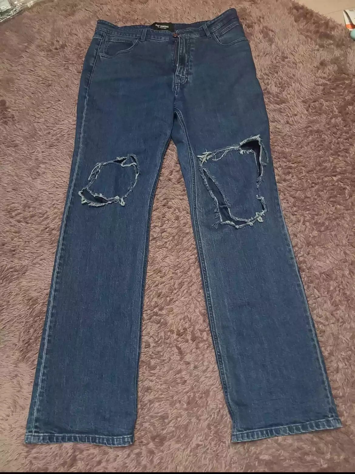 Raf Simons Raf Simons destroyed jeans-2505 Size US 32 / EU 48 - 3 Thumbnail