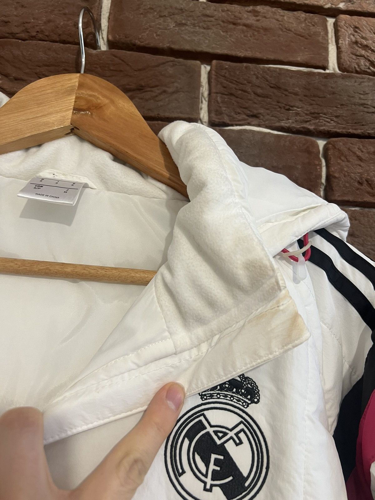 Other Adidas Real Madrid Football Jacket Small White Hype Soccer Size US S / EU 44-46 / 1 - 5 Thumbnail