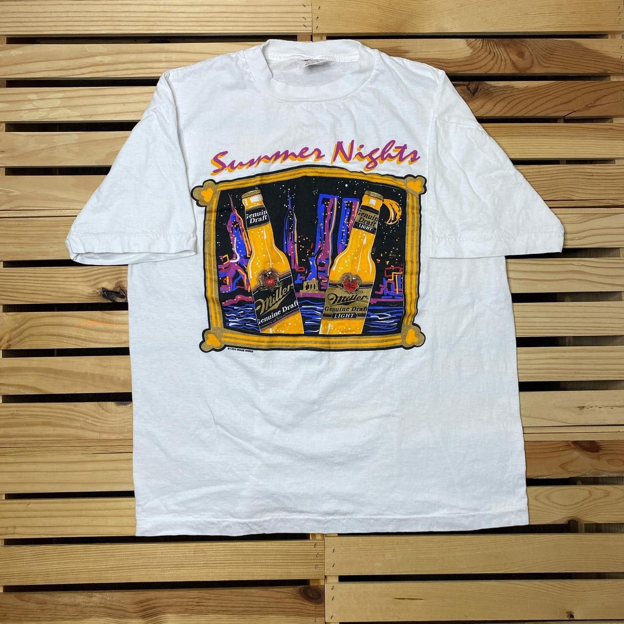 Other Vintage Miller Beer White Alcohol Promo Tee Size XL Size US XL / EU 56 / 4 - 1 Thumbnail