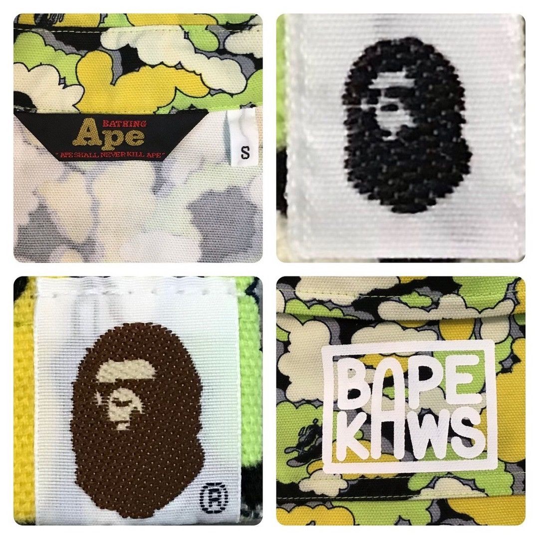 Bape × Kaws BAPE × KAWS Cloud camo work shirt a bathing ape NIGO Size US S / EU 44-46 / 1 - 8 Thumbnail