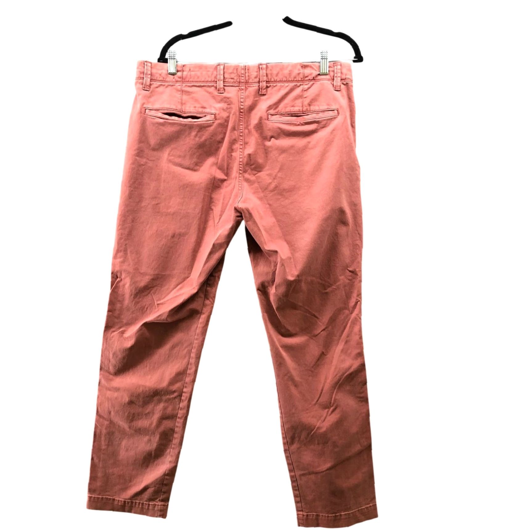 Gap Gap Slim Chino Pants Mens 34x30 Stretch Pink Flat Front Regular Size 34 Cotton Blend Casual Solid Straight Mens Flat Front Chino Pants Gap Vintage No Size US 34 / EU 50 - 2 Thumbnail