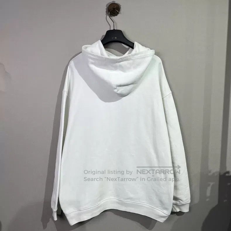 Balenciaga Balenciaga Rainbow Wheat Ear Embroidered White Hoodie Size US XS / EU 42 / 0 - 2 Thumbnail