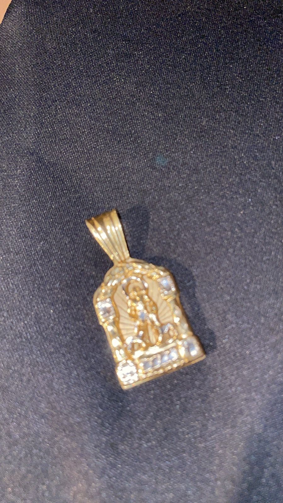 image of 14K Gold Lazarus Pendant in Yellow, Men's