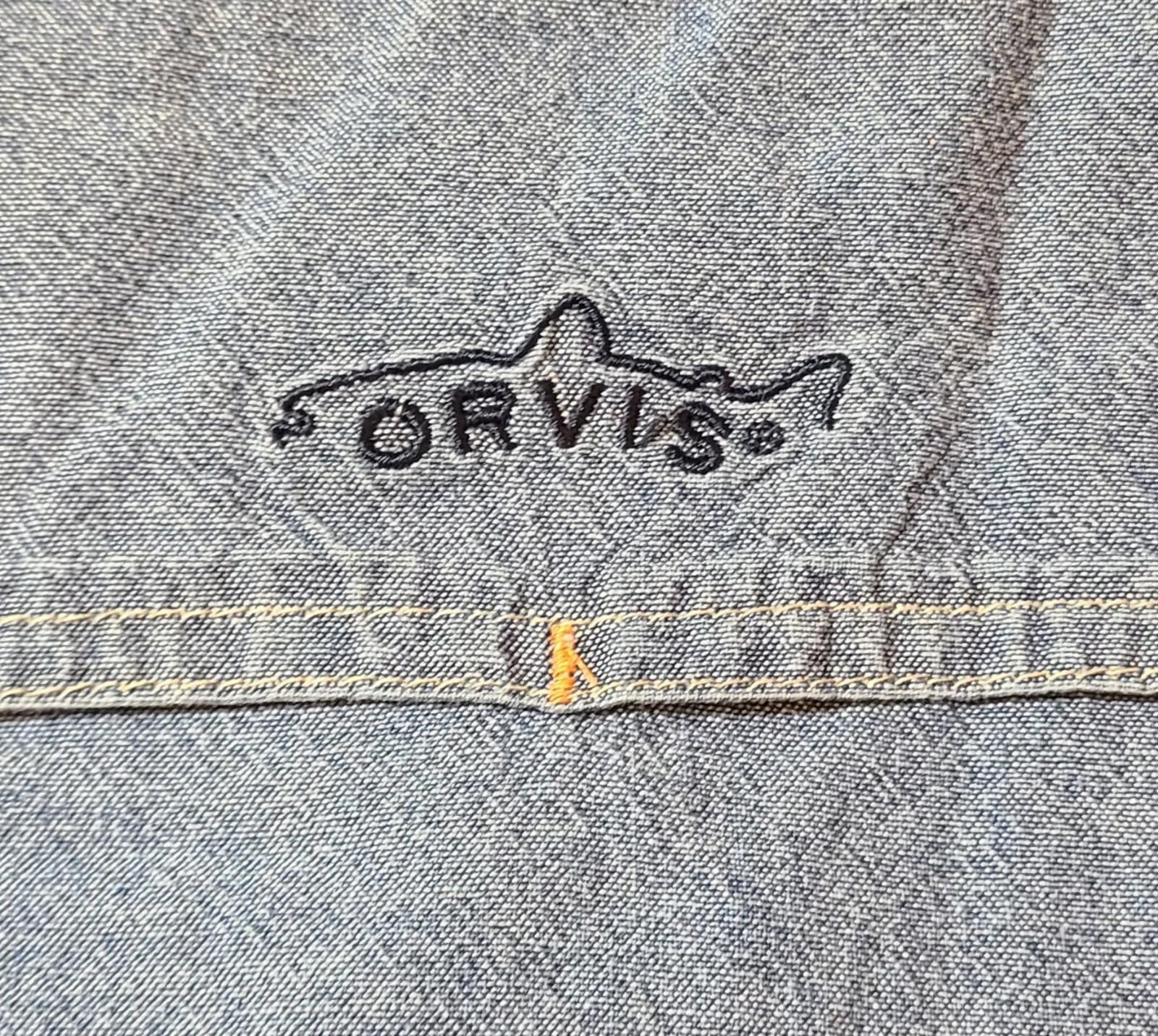 Orvis Orvis Mens Long Sleeve Shirt Size XL Denim Vent Fishing Size US XL / EU 56 / 4 - 7 Thumbnail