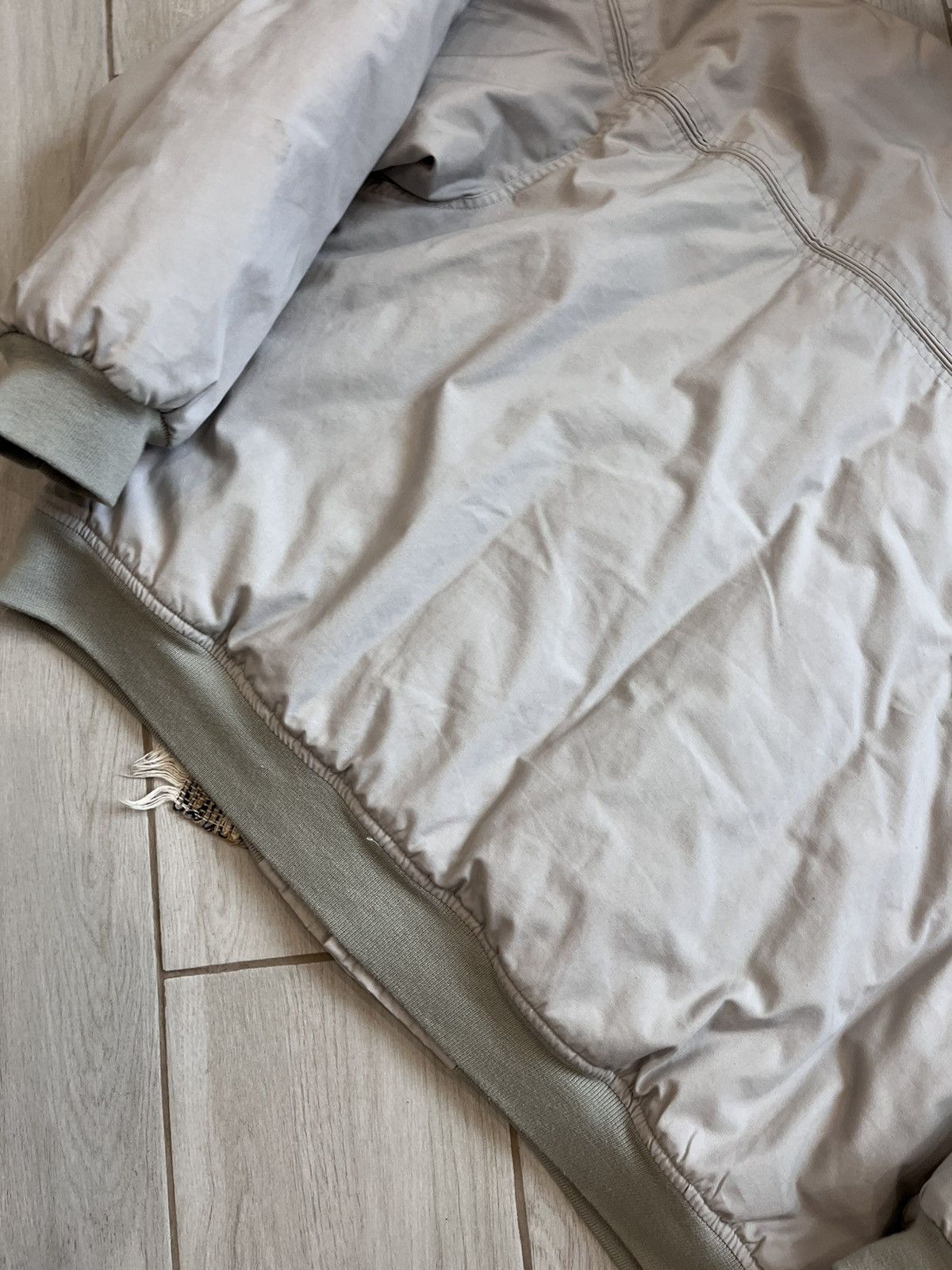 Alpha Industries × Vintage Vintage Bomber Jacket Grey Oversize Falls Creek minimalistic Size US XXL / EU 58 / 5 - 15 Thumbnail
