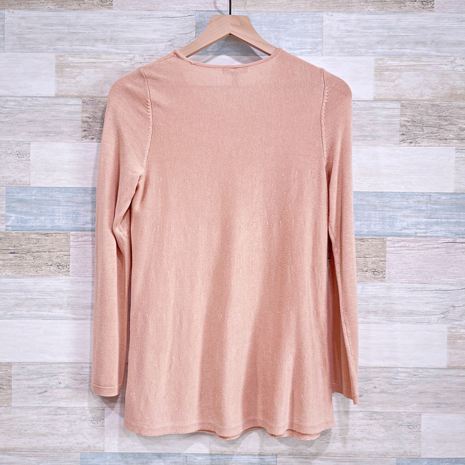 Eileen Fisher Eileen Fisher Tencel Silk Crewneck Sweater Pink Womens XS Size XS / US 0-2 / IT 36-38 - 3 Thumbnail