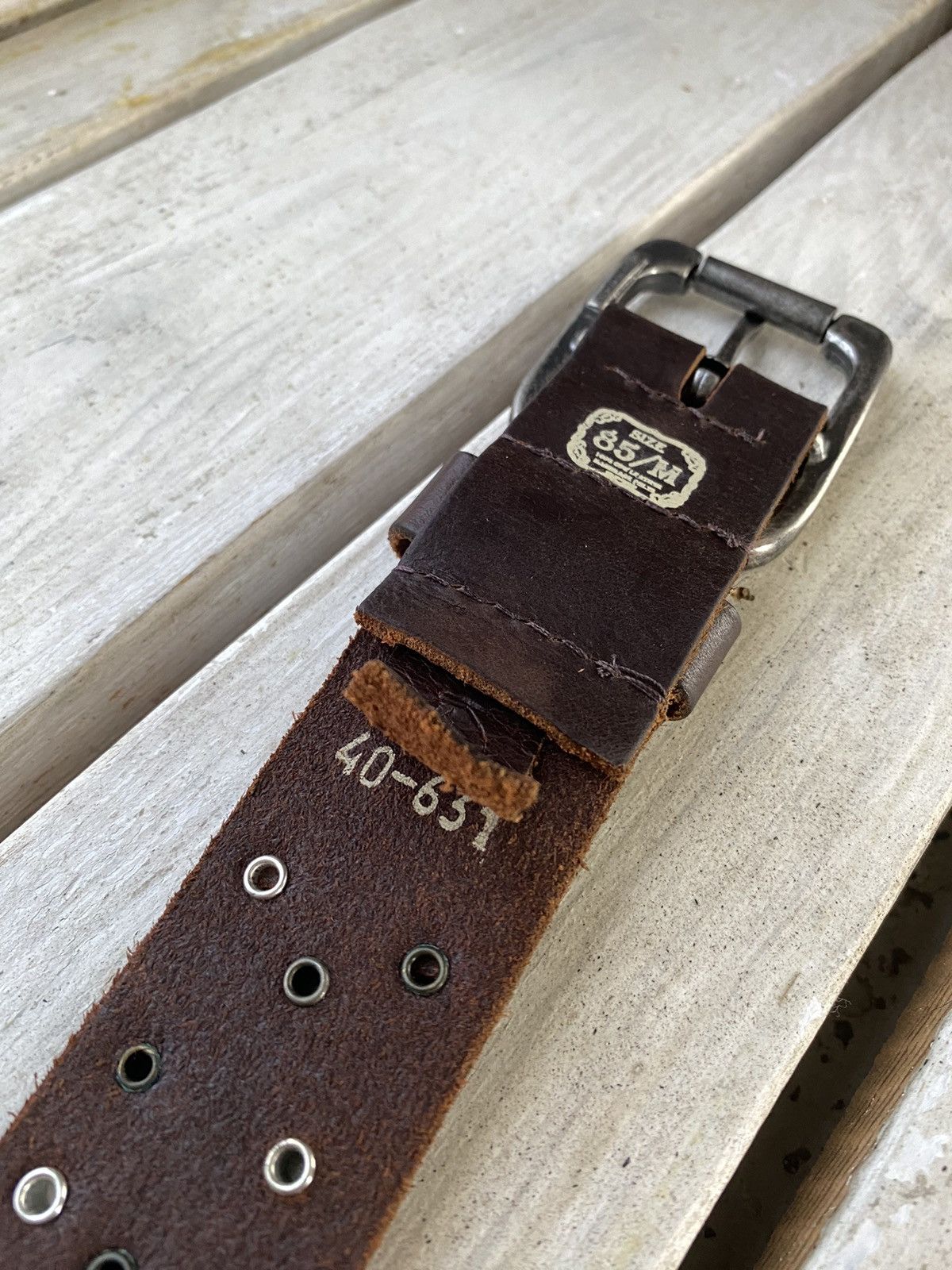 Hysteric Glamour × Leather × Vintage Vintage Leather Belt Y2K