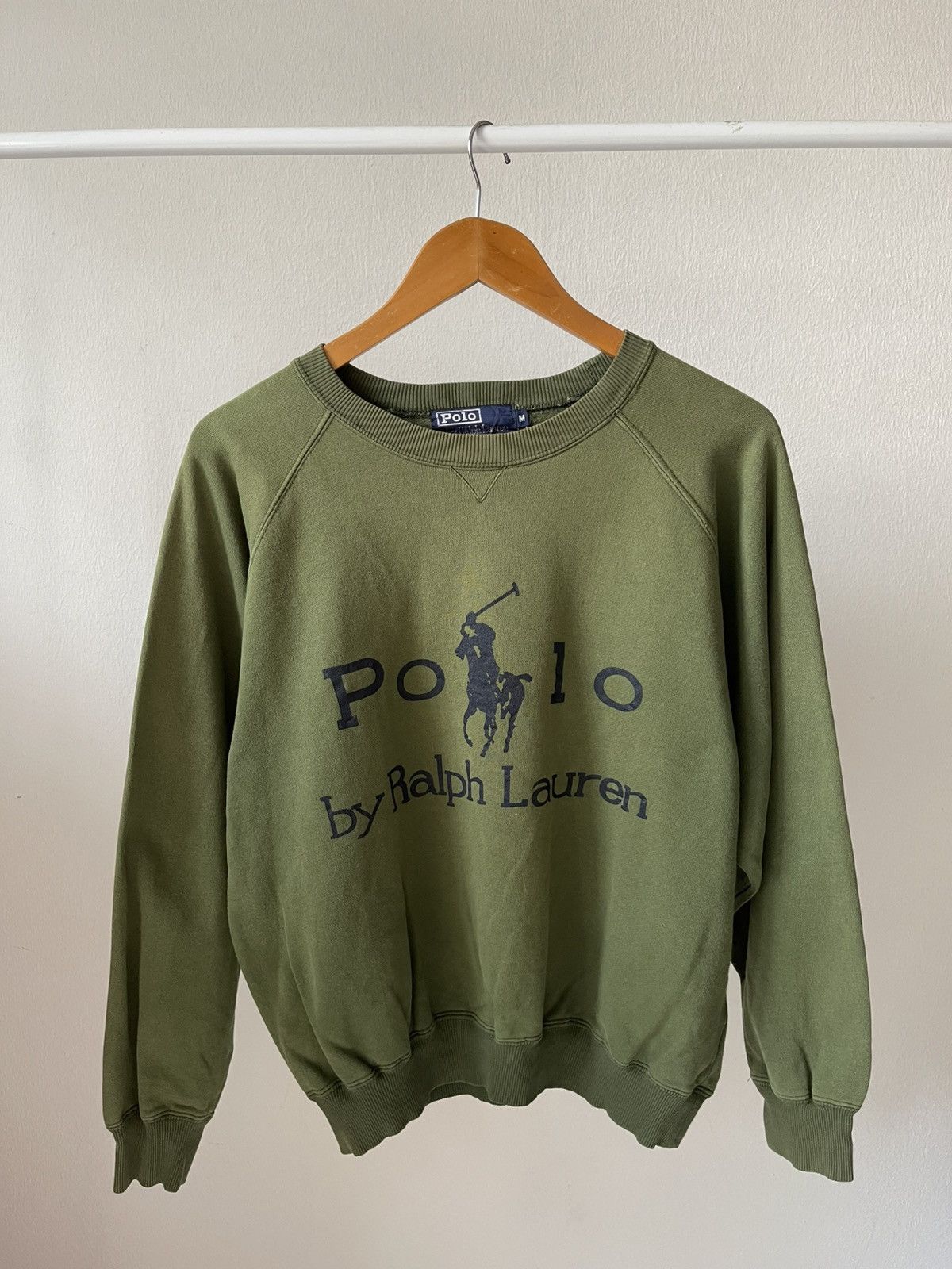 Polo Ralph Lauren 90s Ralph Lauren Nice Sun Faded Sweatshirt Size US M / EU 48-50 / 2 - 2 Thumbnail