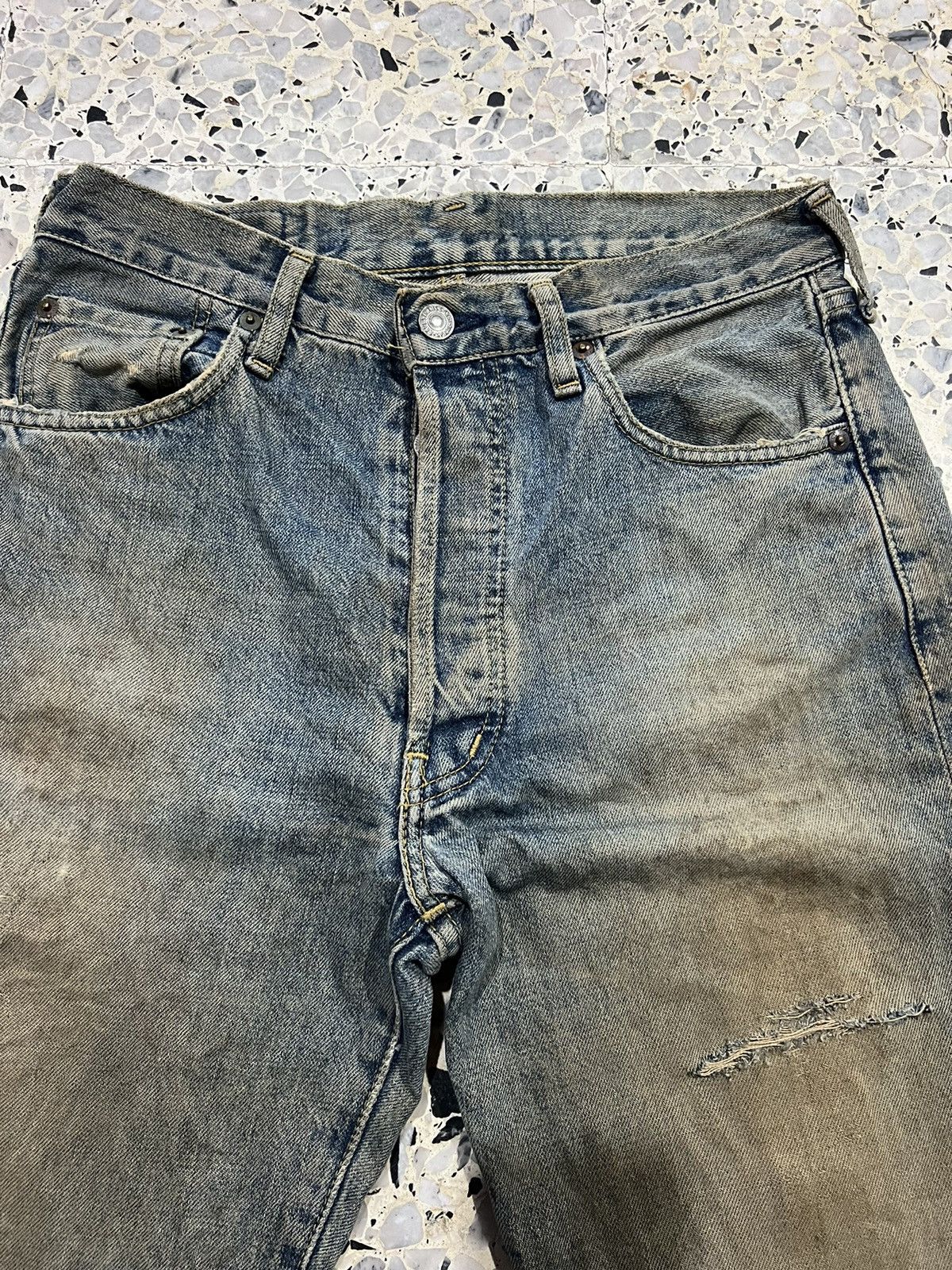 Levi's Vintage Clothing Vintage Levis 503B Selvedge Big E Denim Jeans Size US 30 / EU 46 - 3 Thumbnail
