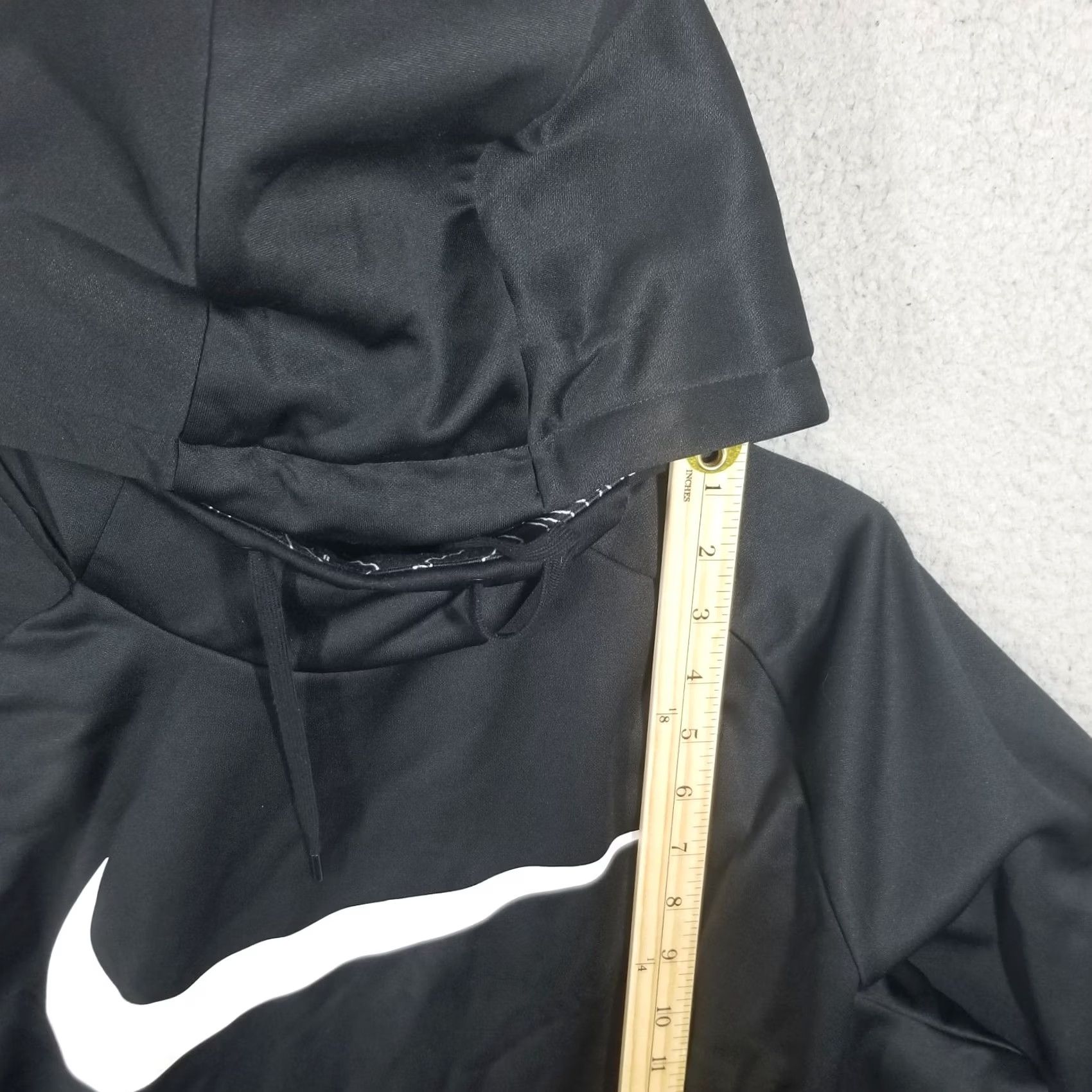 Nike Nike Dri-Fit Hoodie Men XXL Black Big Swoosh Hooded Topo 904923-010 Size US XXL / EU 58 / 5 - 3 Thumbnail