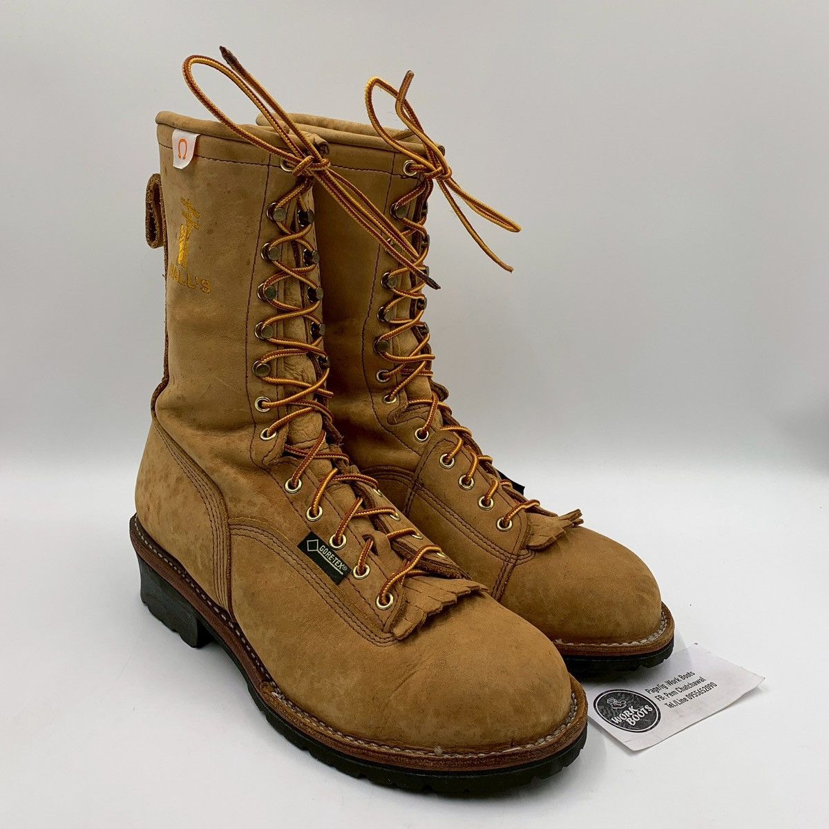 Vintage J.H.Hall Matter Horn Lineman Boots Size US 9.5 / EU 42-43 - 3 Thumbnail