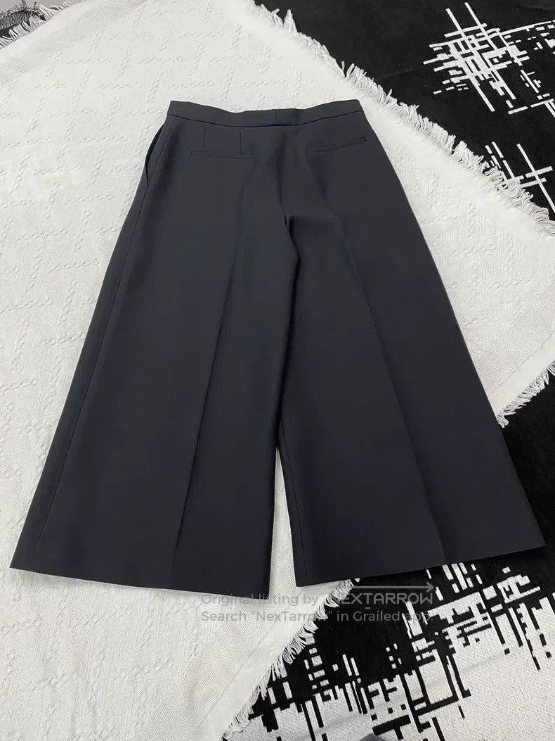 Dior Dior Black wide-leg trousers and casual trousers Size 26" / US 2 / IT 38 - 2 Thumbnail