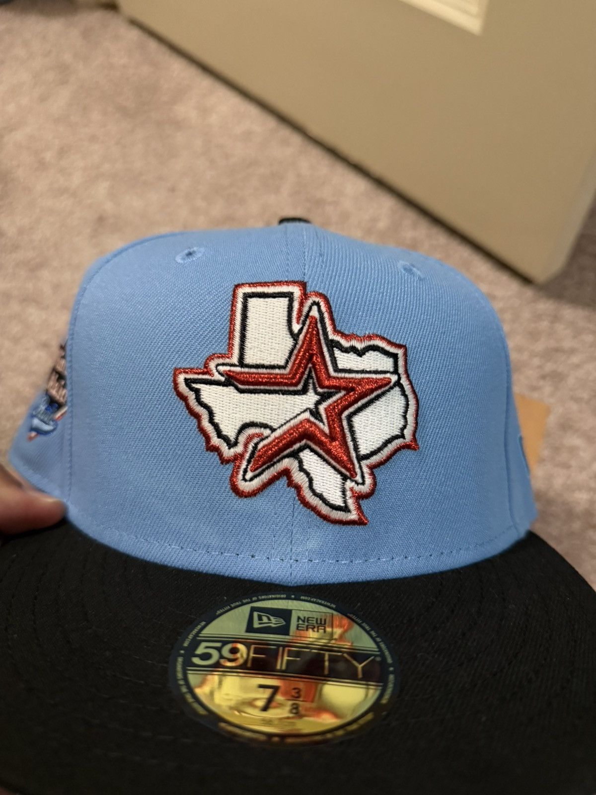 Hat Club 7 1/4 New Era Houston Astros Minute Maid Fitted Size ONE SIZE - 3 Thumbnail