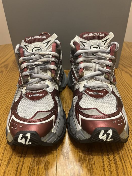 Balenciaga Balenciaga Runner Sneaker Burgandy Grailed