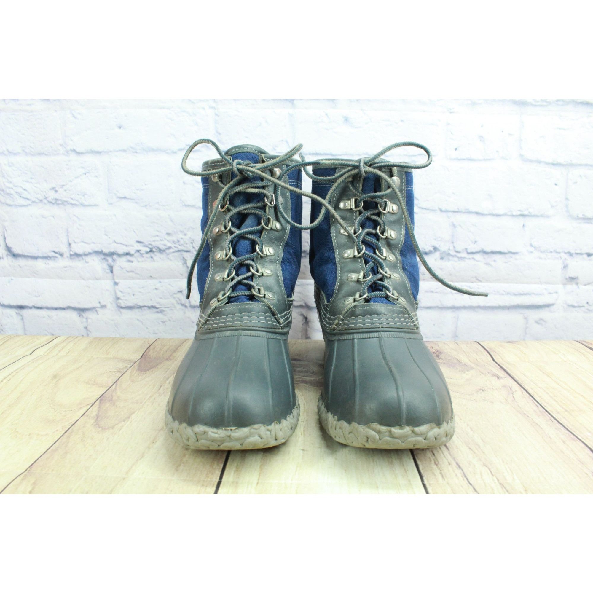 Canvas × L.L. Bean LL Bean Men's 8" Shearling Lined Ankle Duck Boots Size 9 M Size US 9 / EU 42 - 4 Thumbnail