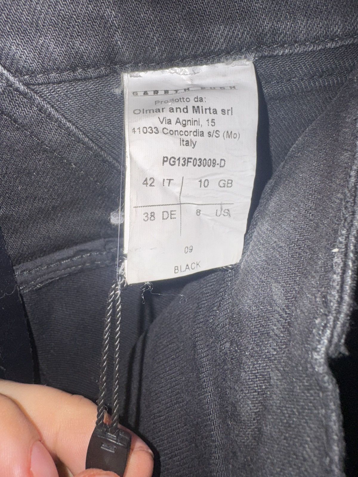 Gareth Pugh Gareth pugh waxed denim pant (like rick owens) Size US 29 - 5 Thumbnail