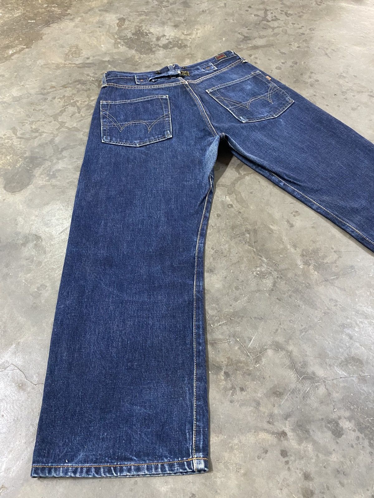 Edwin × Hysteric Glamour × Tornado Mart Baggy Jeans Japanese Edwin 4525 Selvedge Denim @235 Size US 30 / EU 46 - 10 Thumbnail